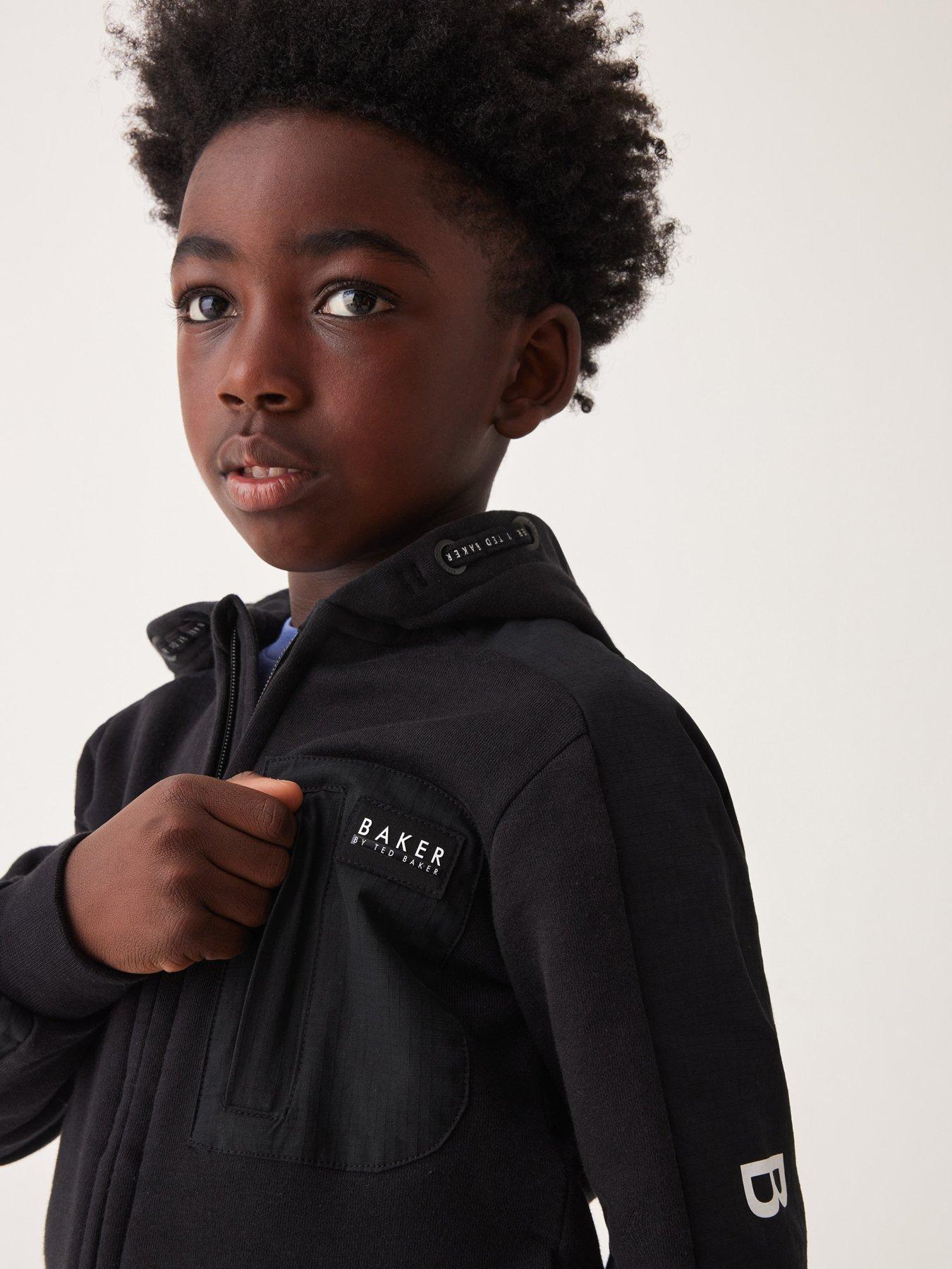 ted-baker-baker-by-ted-baker-older-boys-panel-zip-through-hoodie-blackoutfit