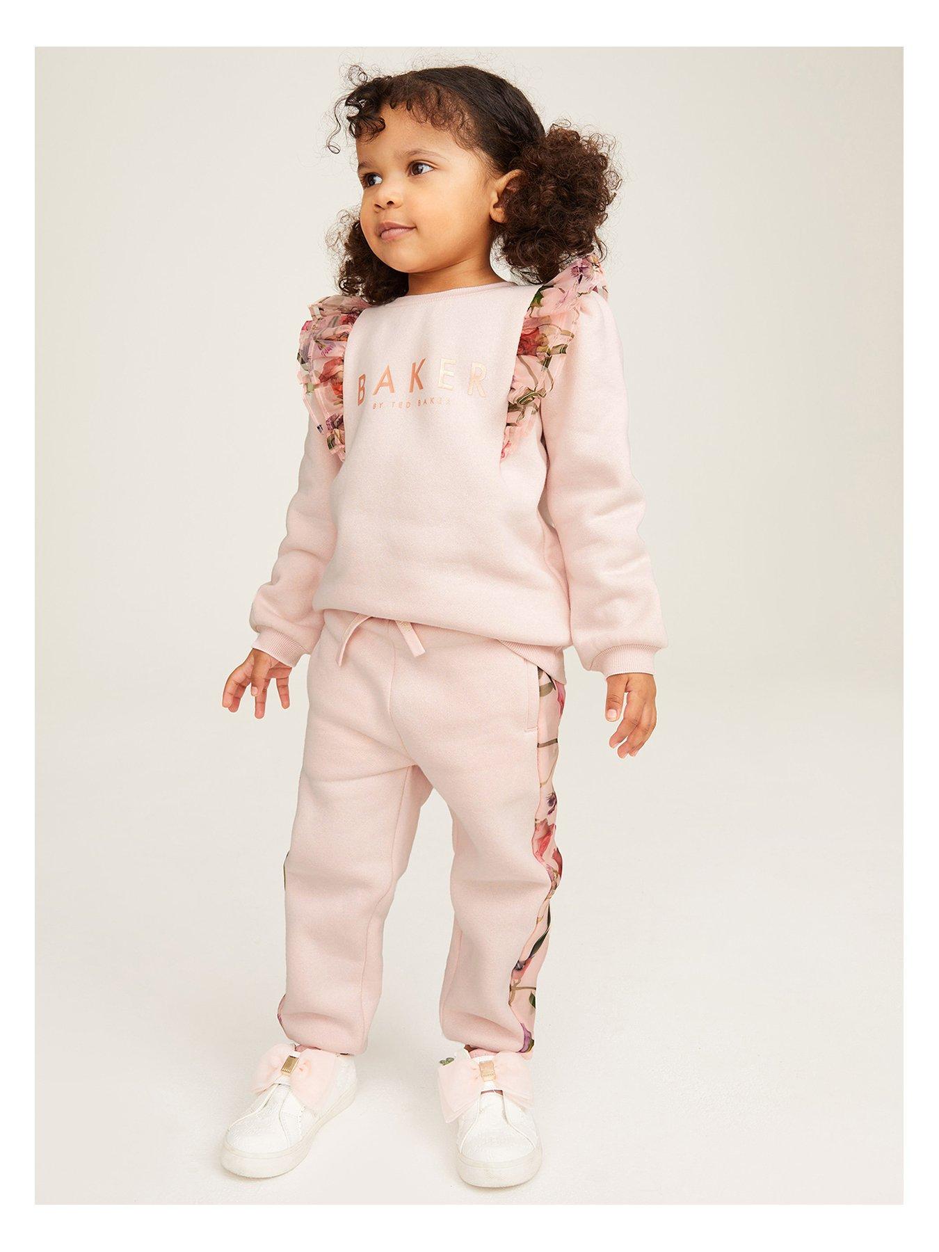 ted-baker-baker-by-ted-baker-toddler-girls-frill-sweat-set-pinkfront