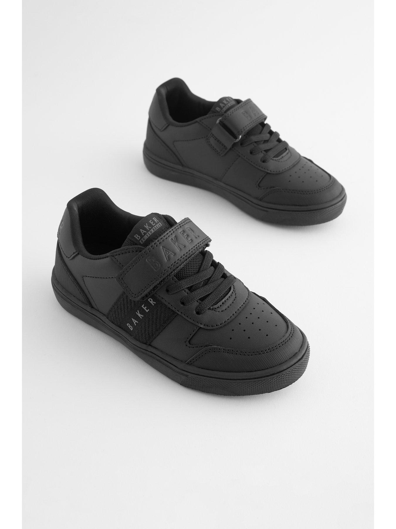 ted-baker-boys-tape-school-trainer-blackdetail