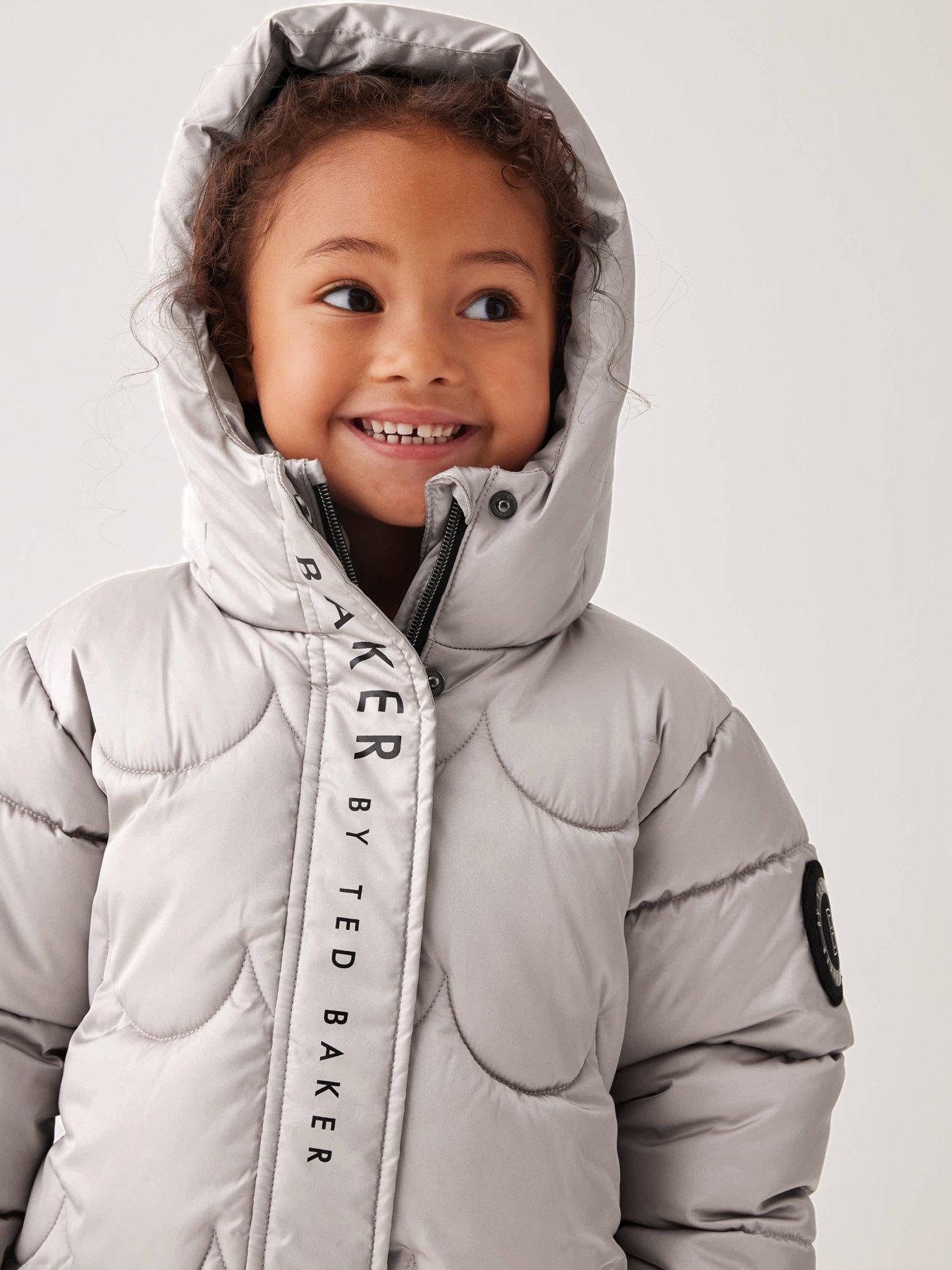 Ted Baker Baker By Ted Baker Younger Girls Scallop Padded Coat