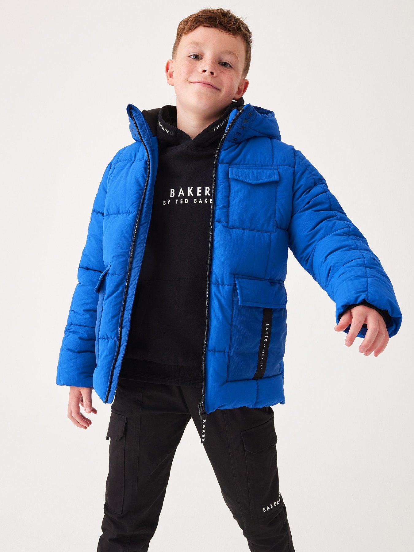 Boys blue padded coat hotsell