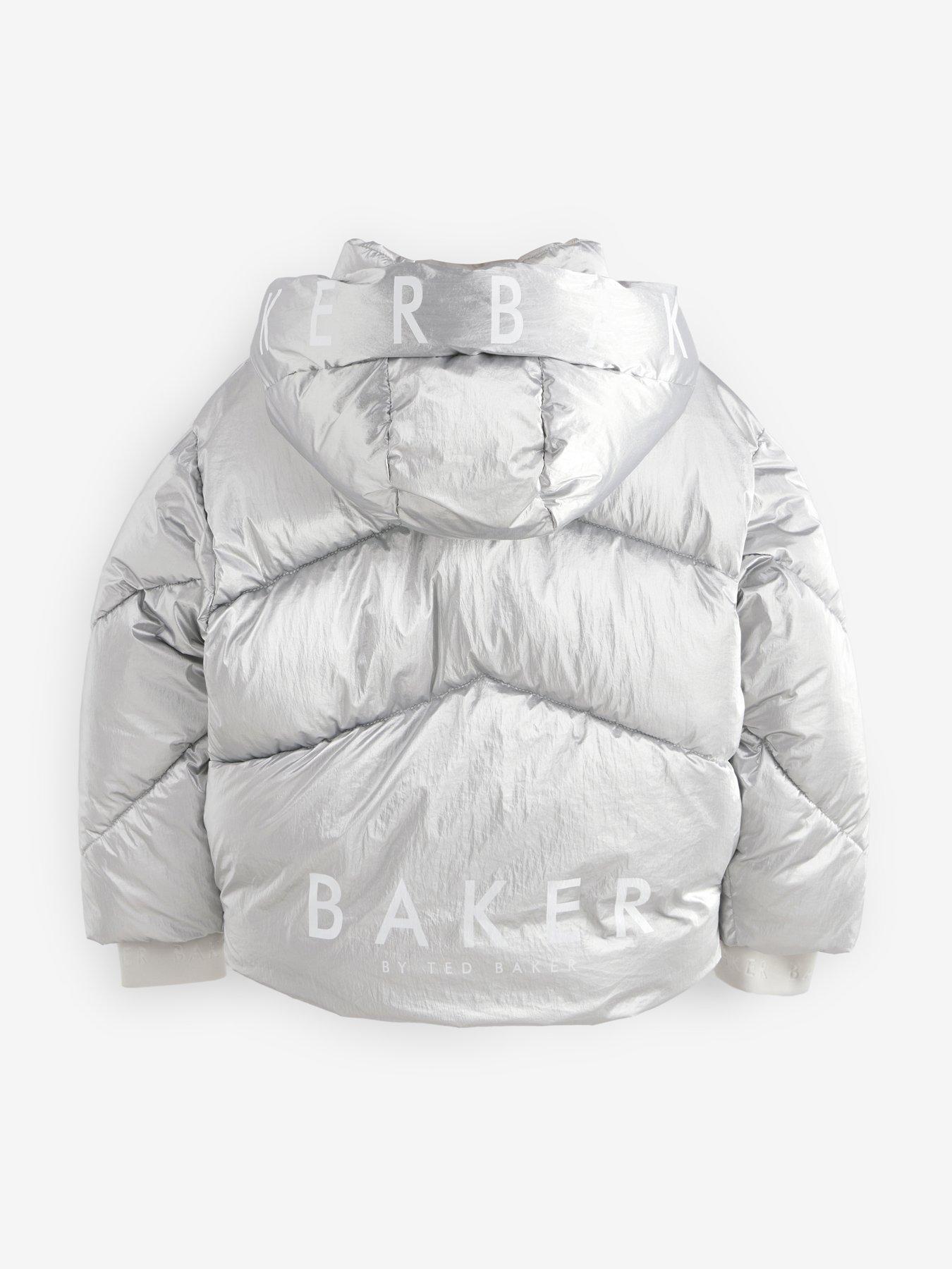 ted-baker-older-girls-short-padded-coat-silverstillFront