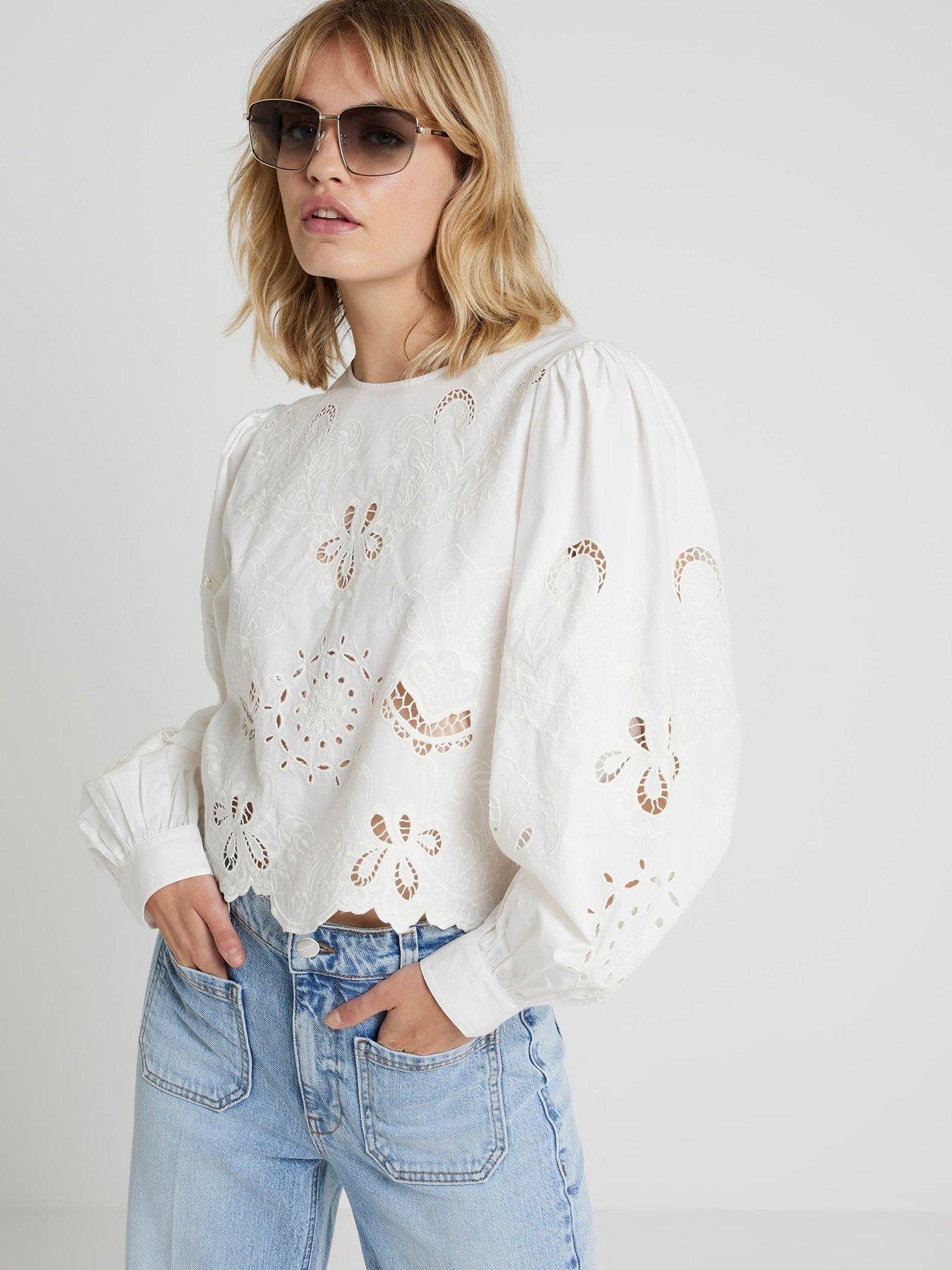 river-island-floral-cutwork-top-white