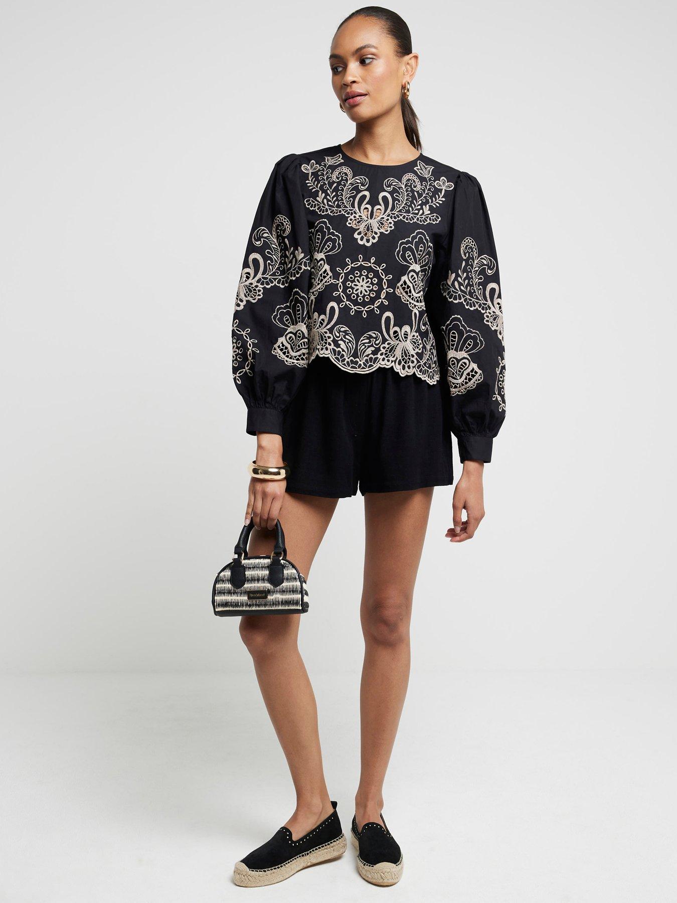 river-island-floral-cutwork-top-blackback