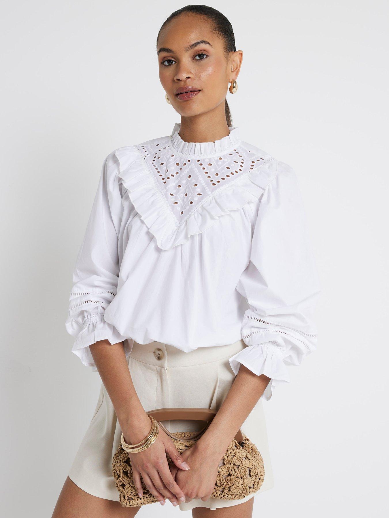 river-island-cutwork-blouse-grey