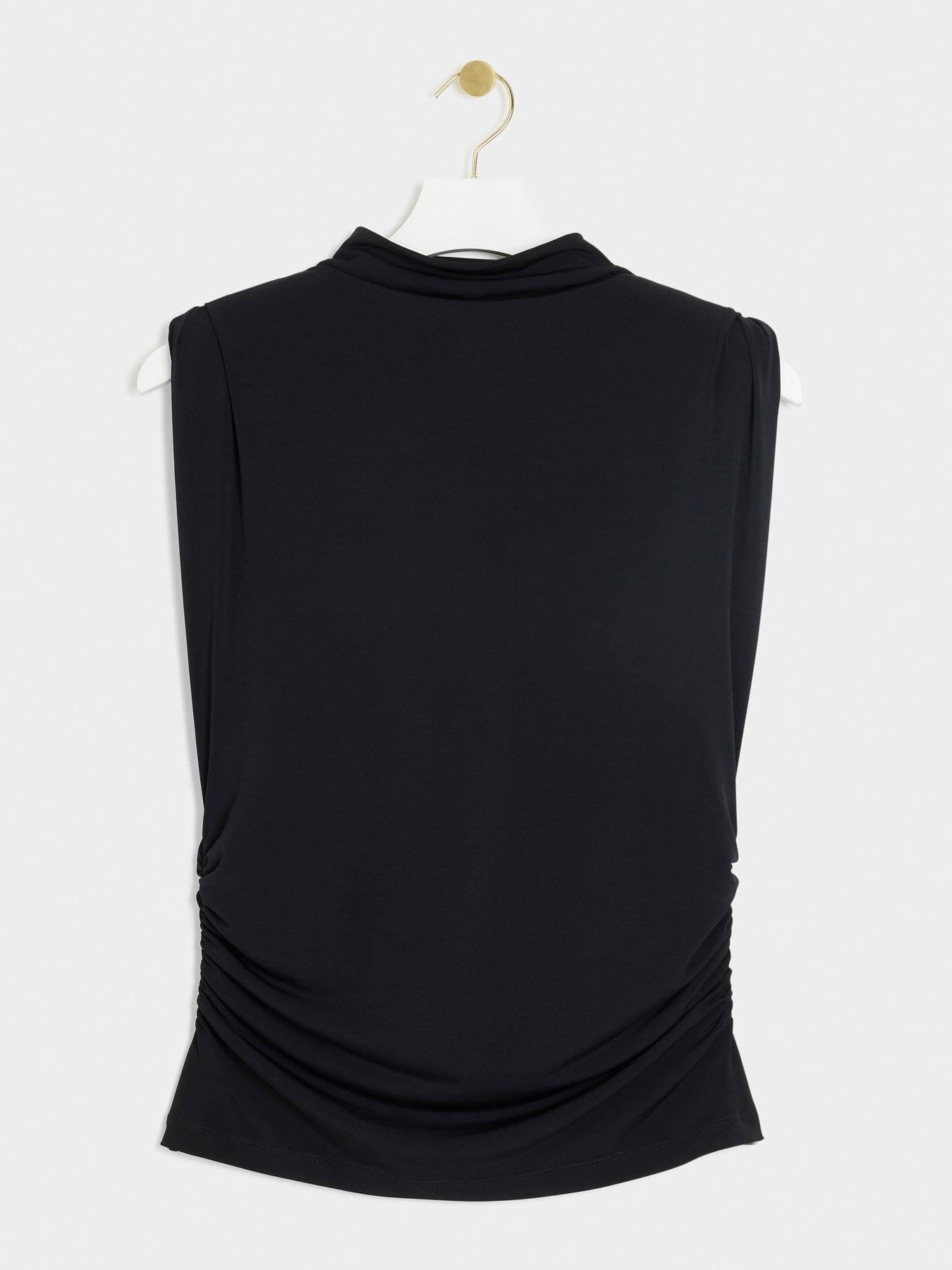 river-island-slinky-shoulder-pad-top-blackdetail