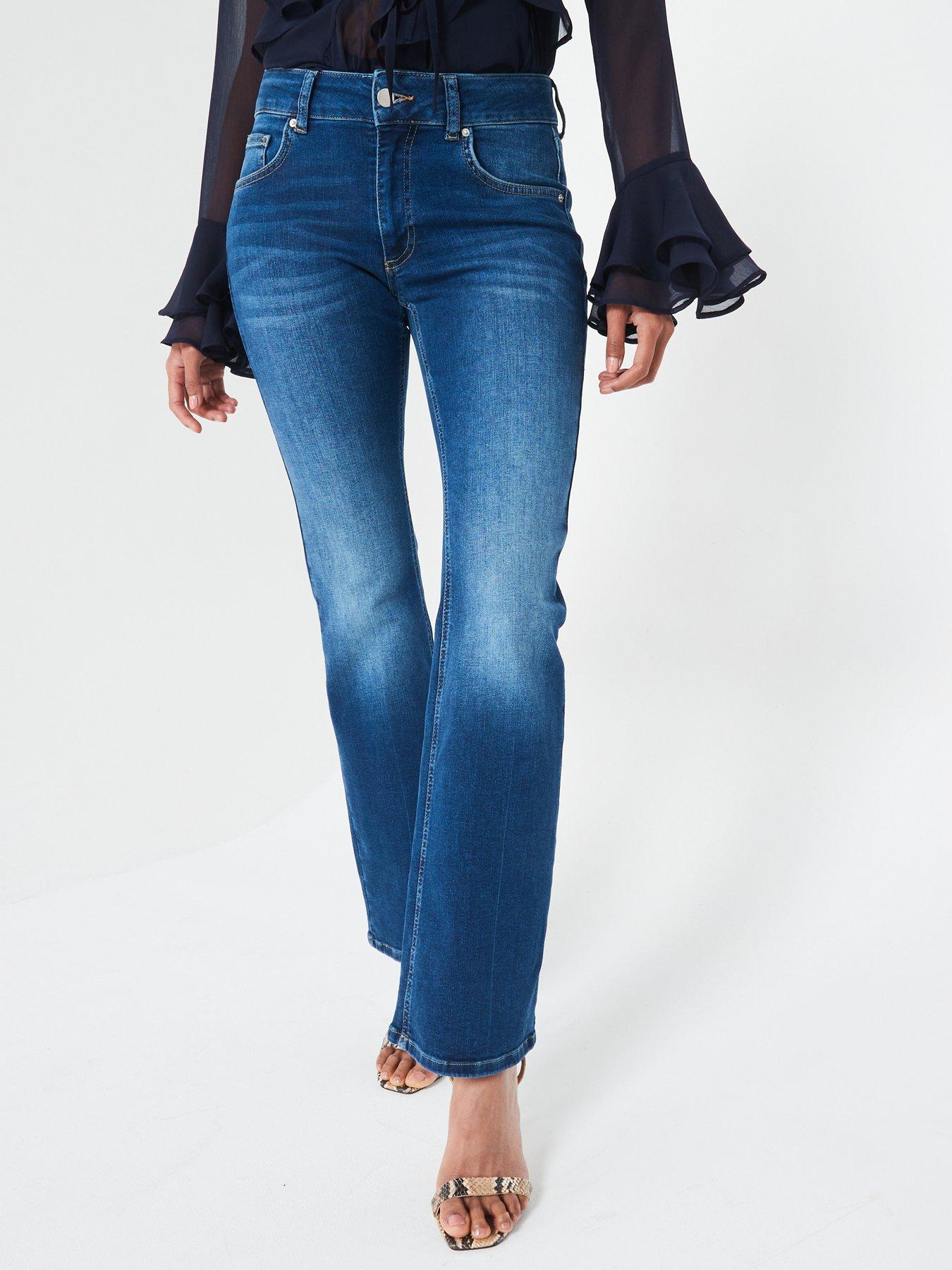 v-by-very-midi-rise-slim-flare-jeans-dark-wash