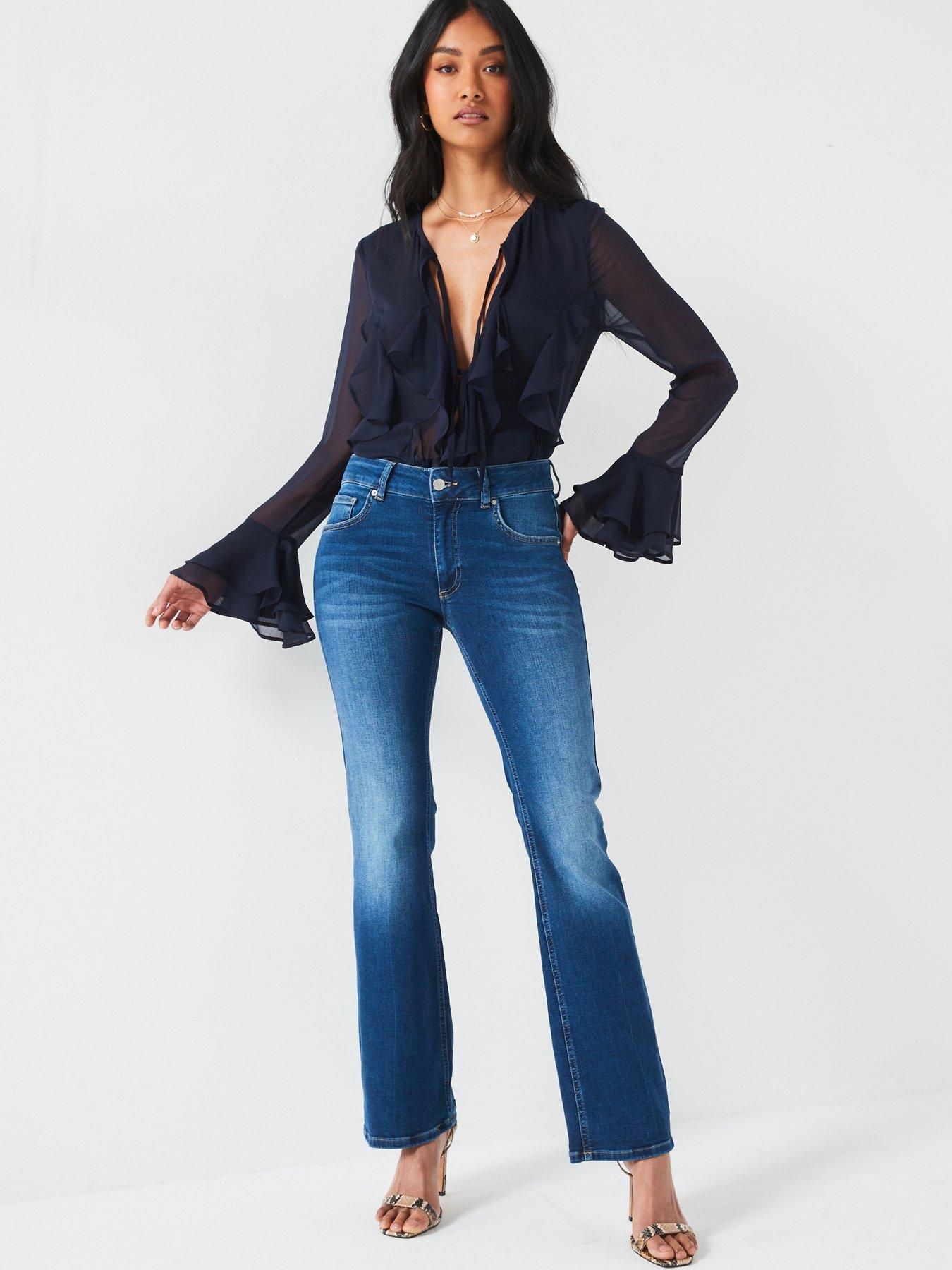 v-by-very-midi-rise-slim-flare-jeans-dark-washback