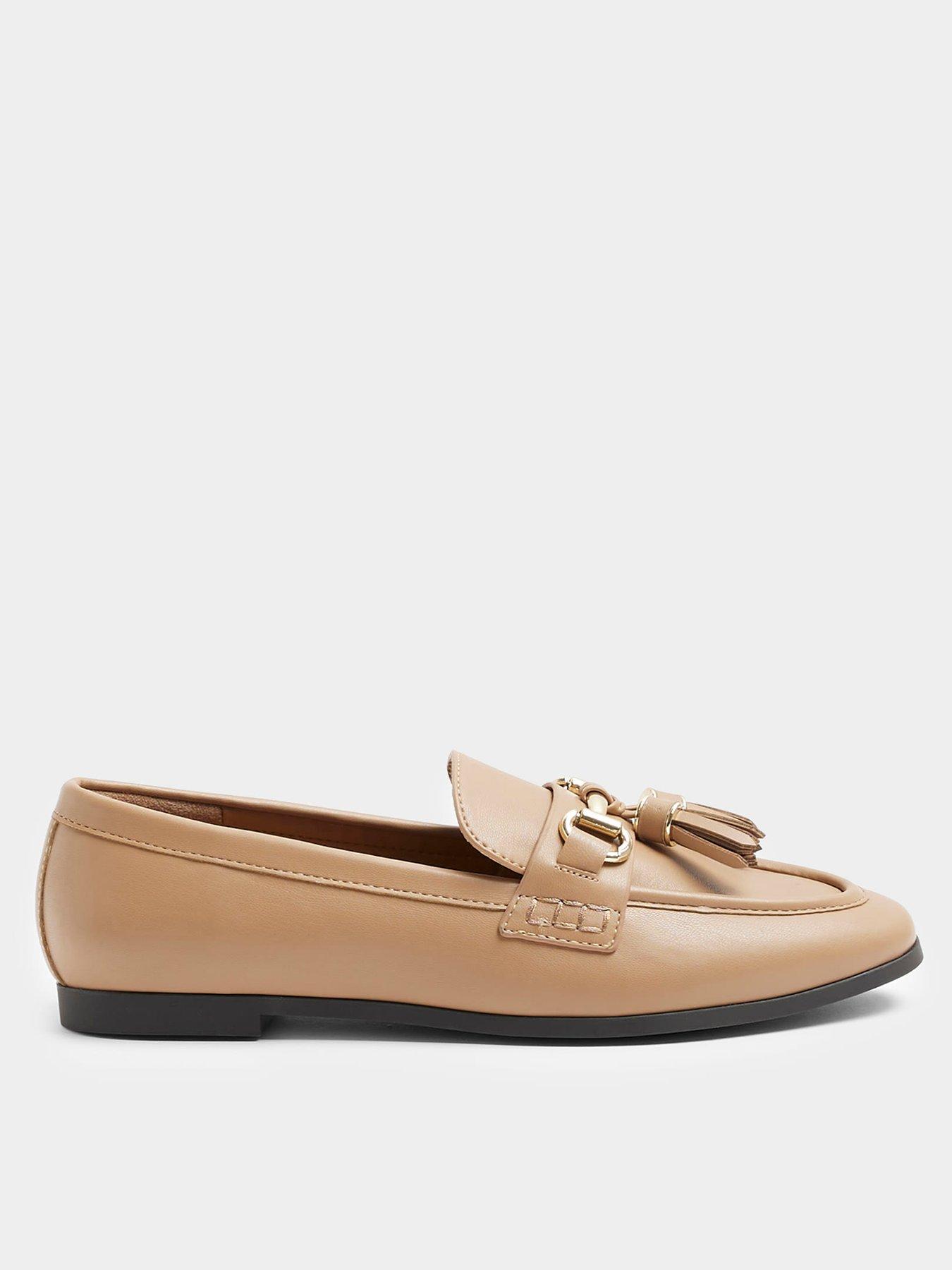 river-island-tassle-snaffle-loafer-light-brown