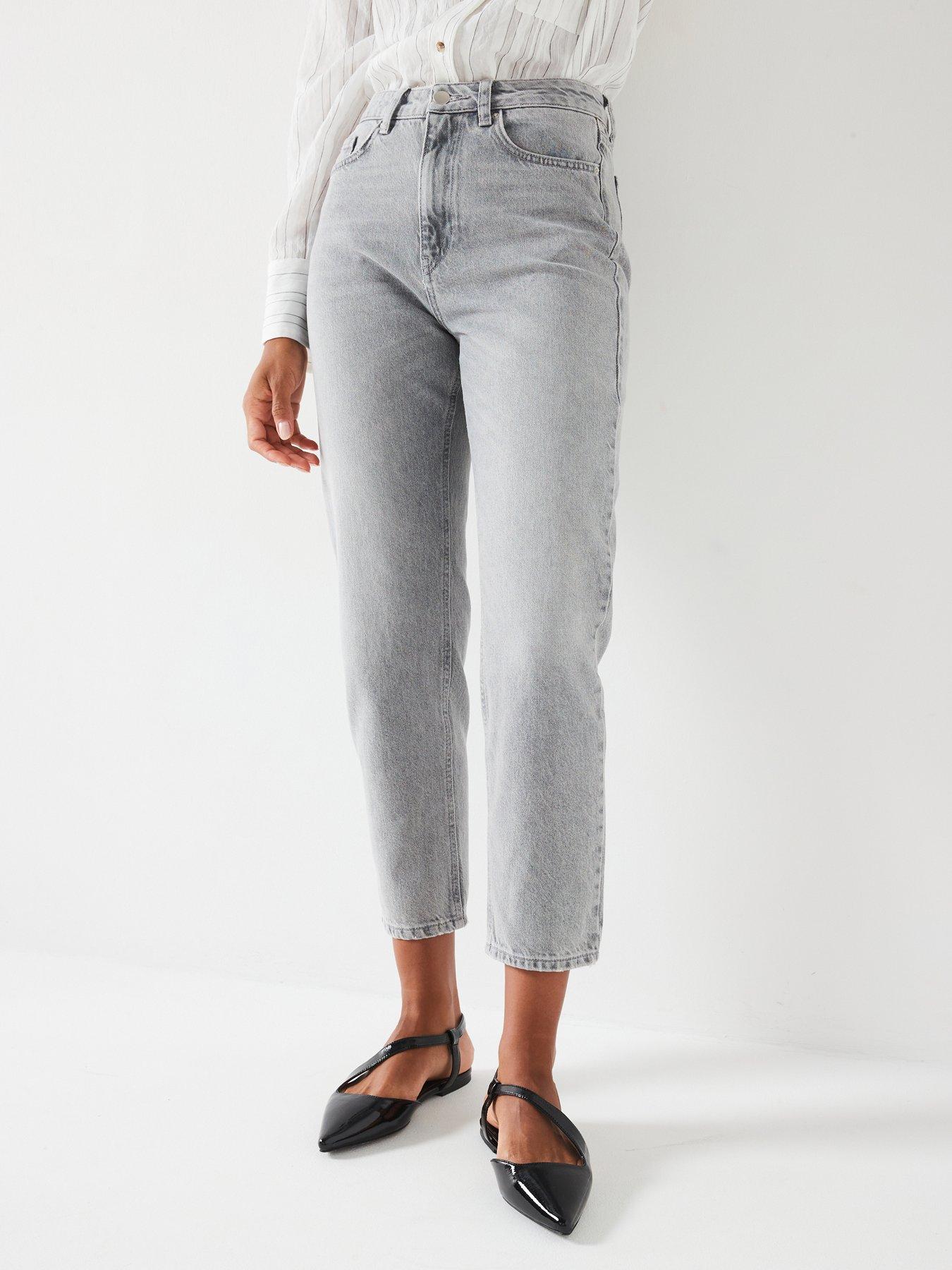 v-by-very-high-waist-mom-jeans-grey