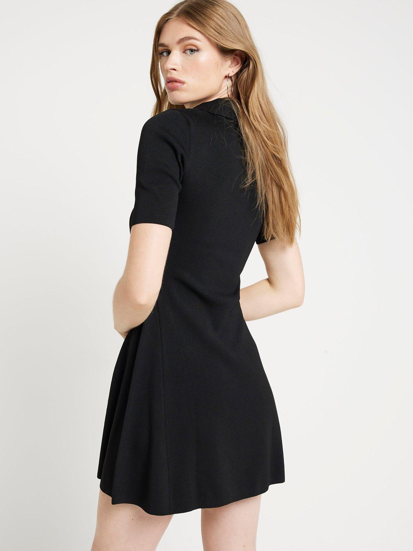 river-island-bow-detail-polo-dress-blackstillFront