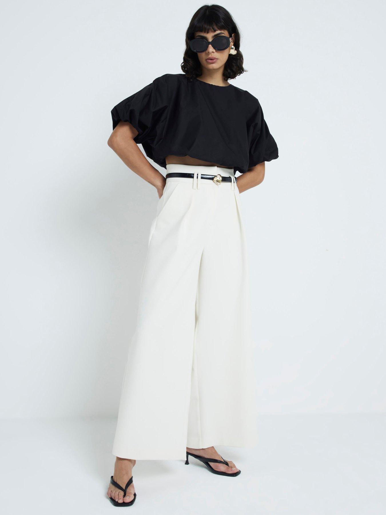 river-island-high-waist-wide-leg-trouser-cream