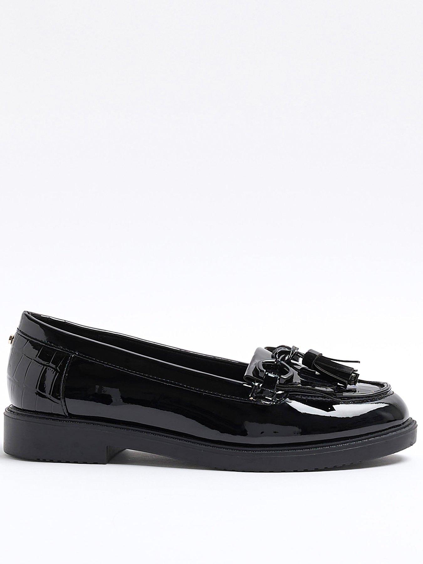 river-island-wide-fit-patent-tassle-loafer-black