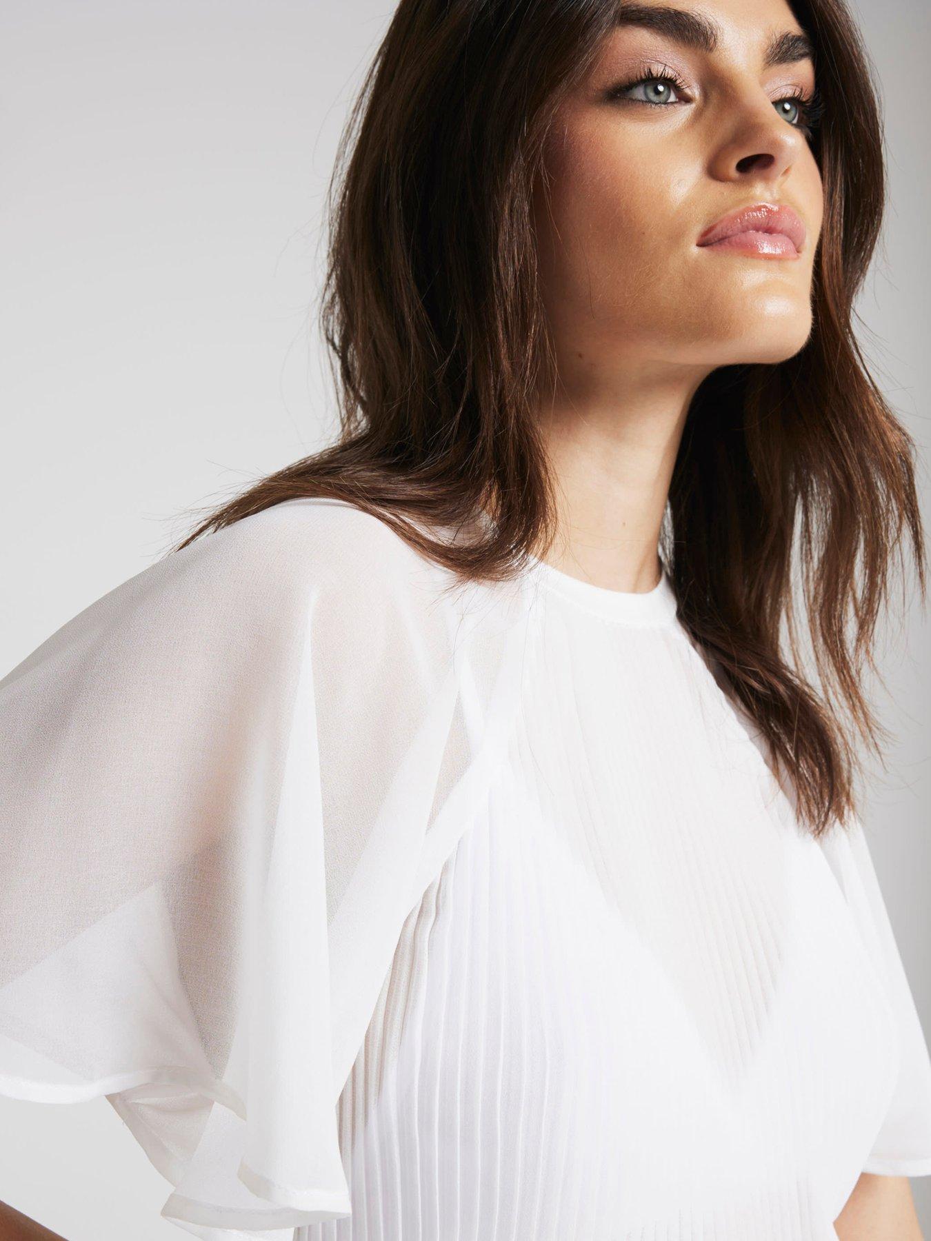 river-island-hybrid-pleated-t-shirt-whiteoutfit