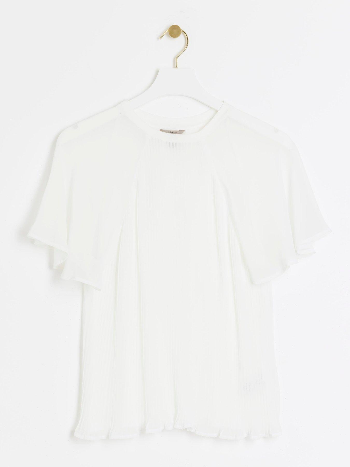 river-island-hybrid-pleated-t-shirt-whitedetail