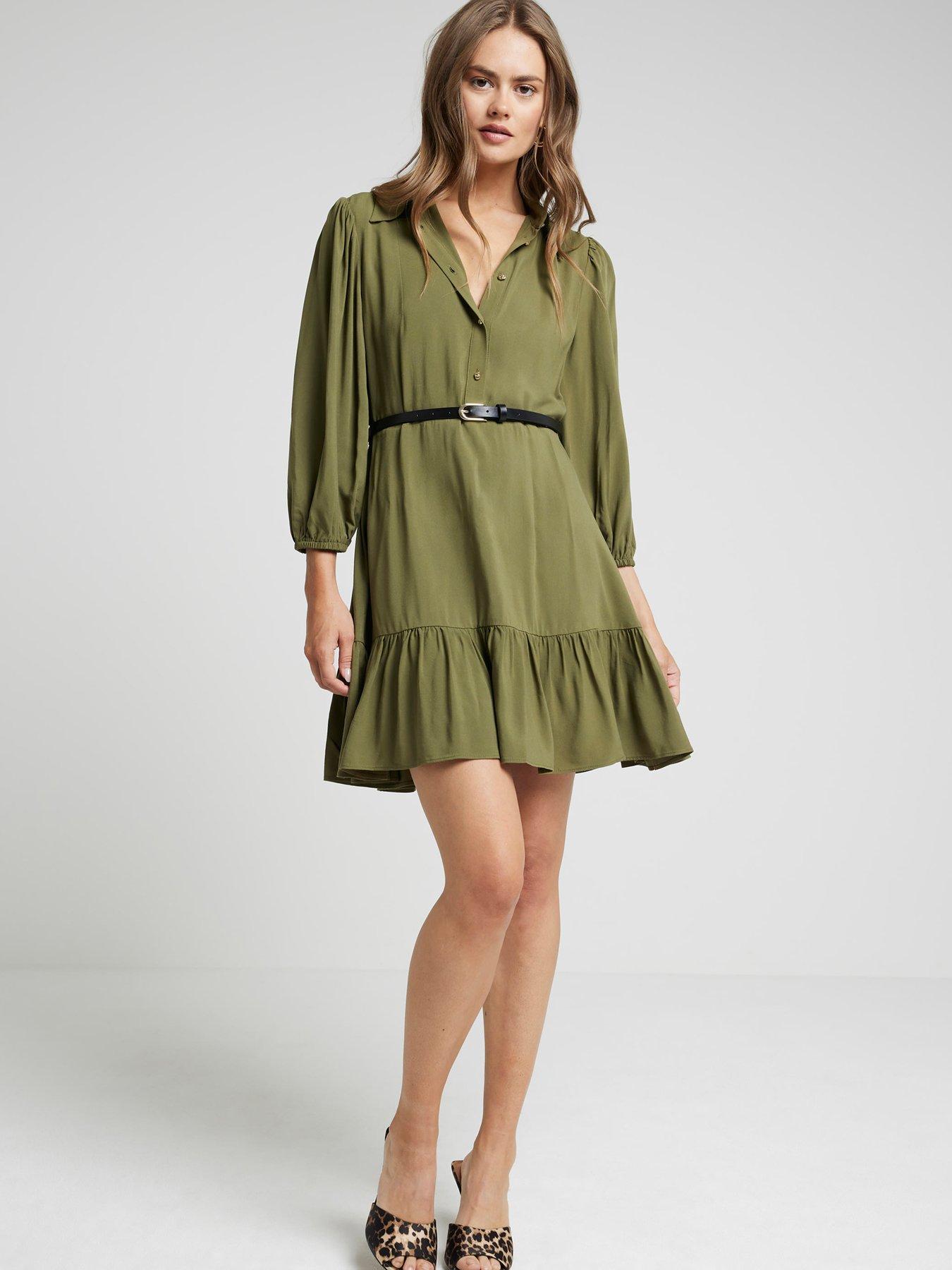 river-island-belted-shirt-dress-khakiback