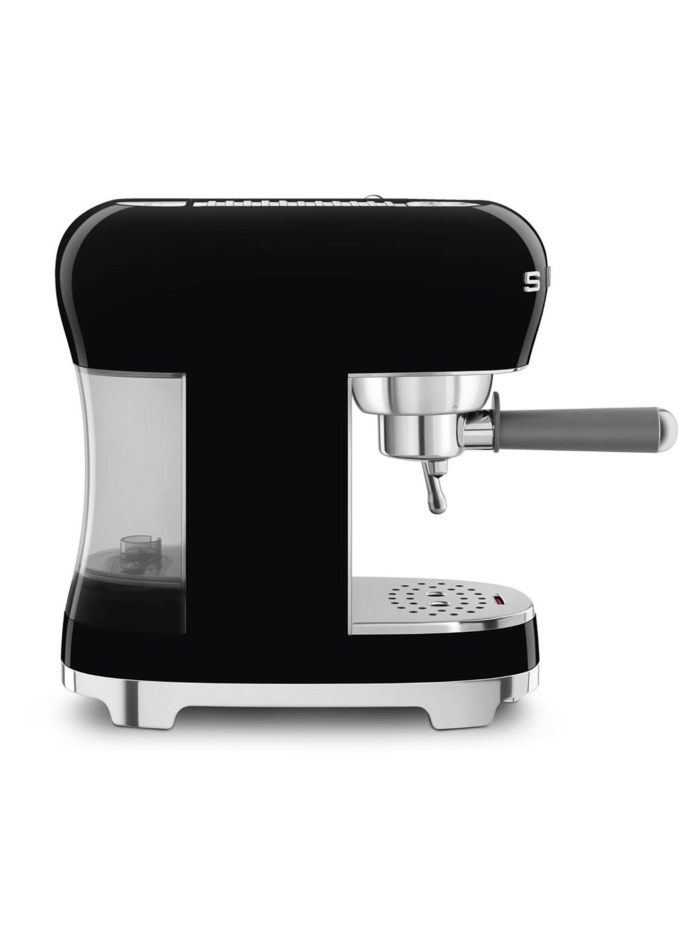 Image 2 of 7 of Smeg ECF02 Espresso Coffee Machine - Black