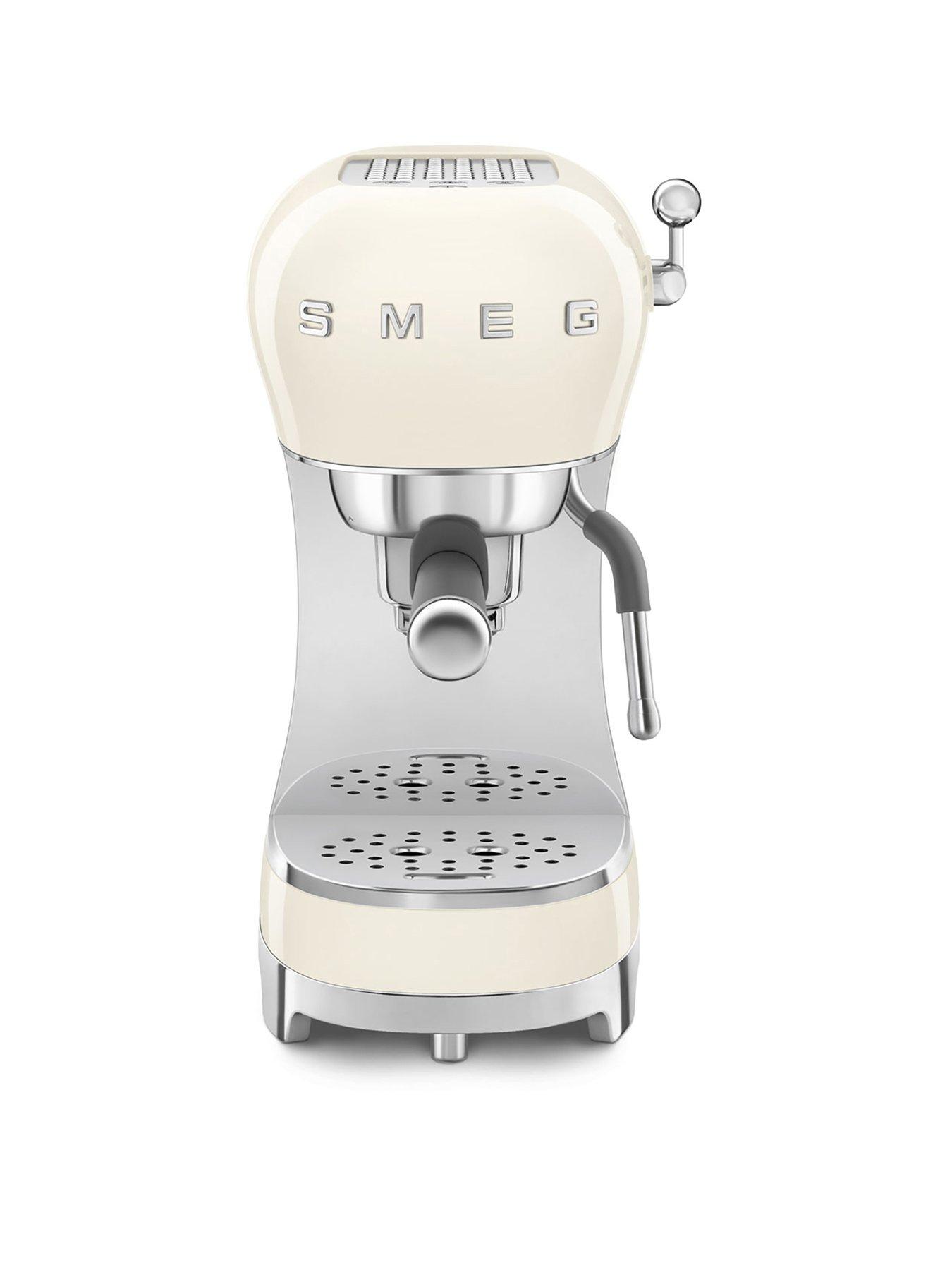 Image 1 of 7 of Smeg ECF02 Espresso Coffee Machine - Cream