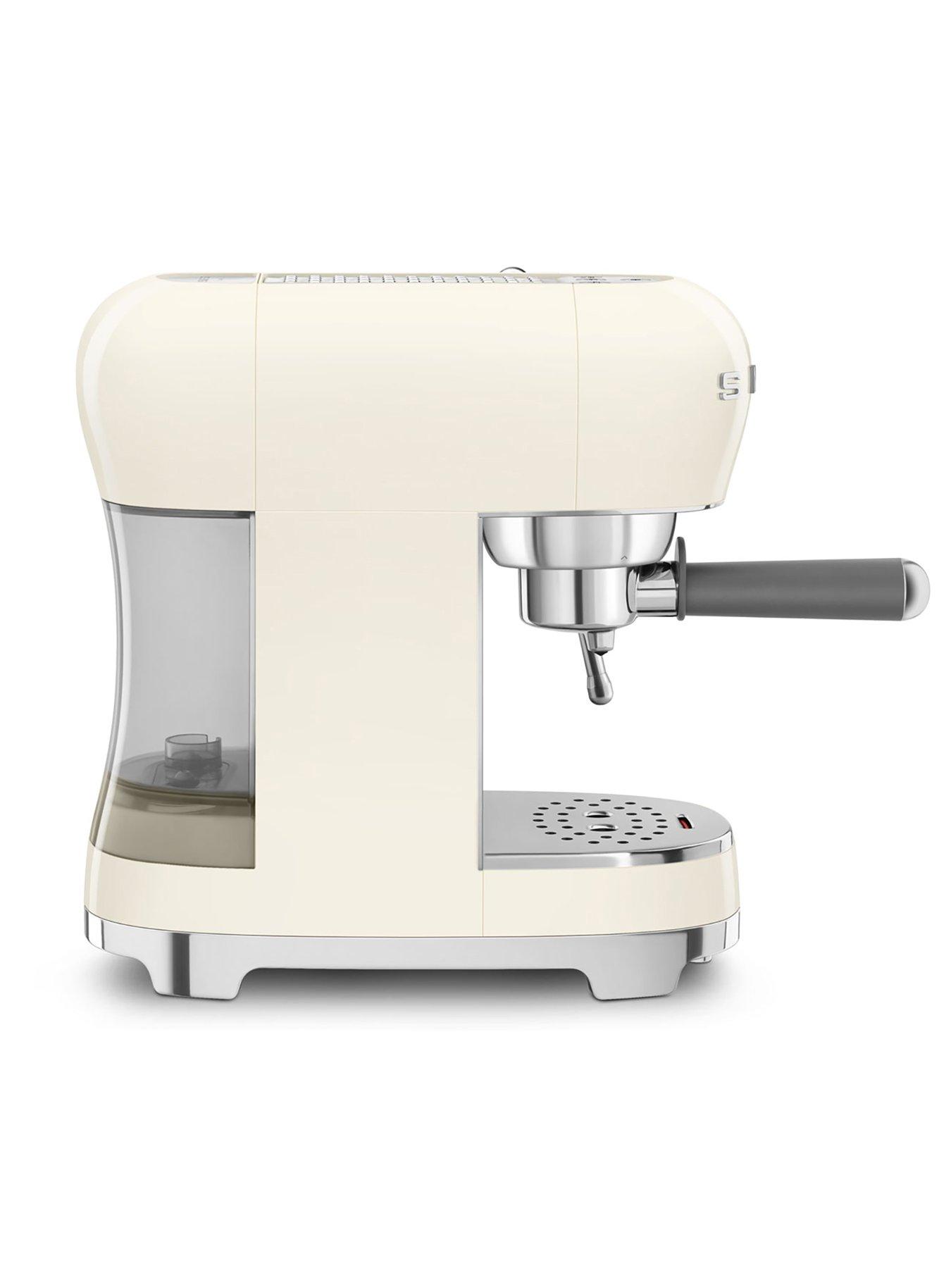 Image 2 of 7 of Smeg ECF02 Espresso Coffee Machine - Cream
