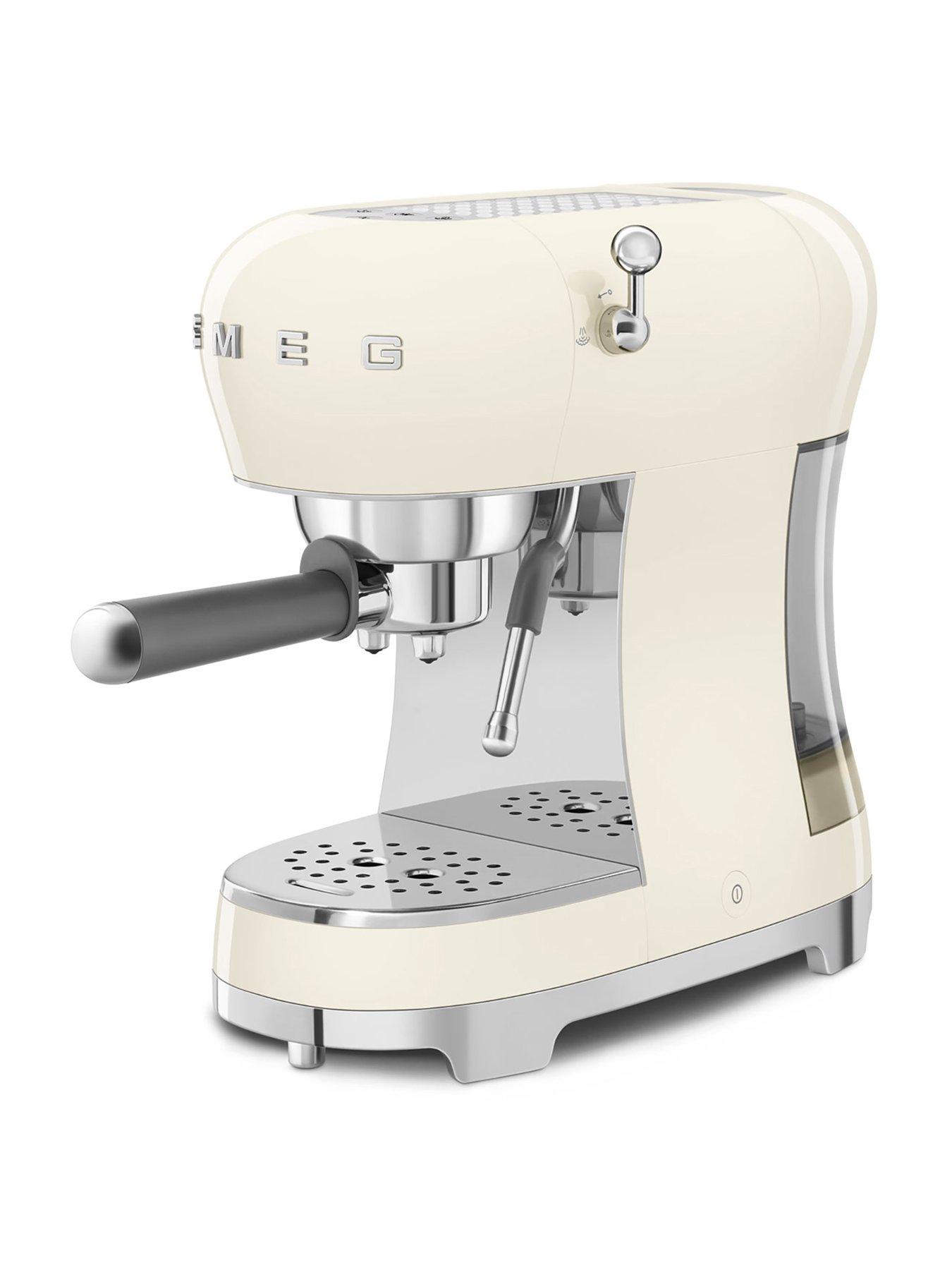 Image 3 of 7 of Smeg ECF02 Espresso Coffee Machine - Cream