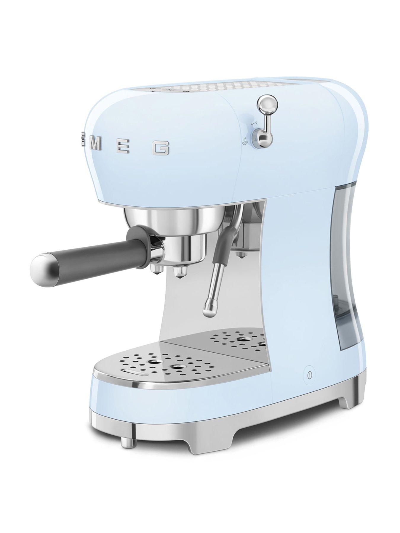 Image 3 of 7 of Smeg ECF02 Espresso Coffee Machine - Pastel Blue