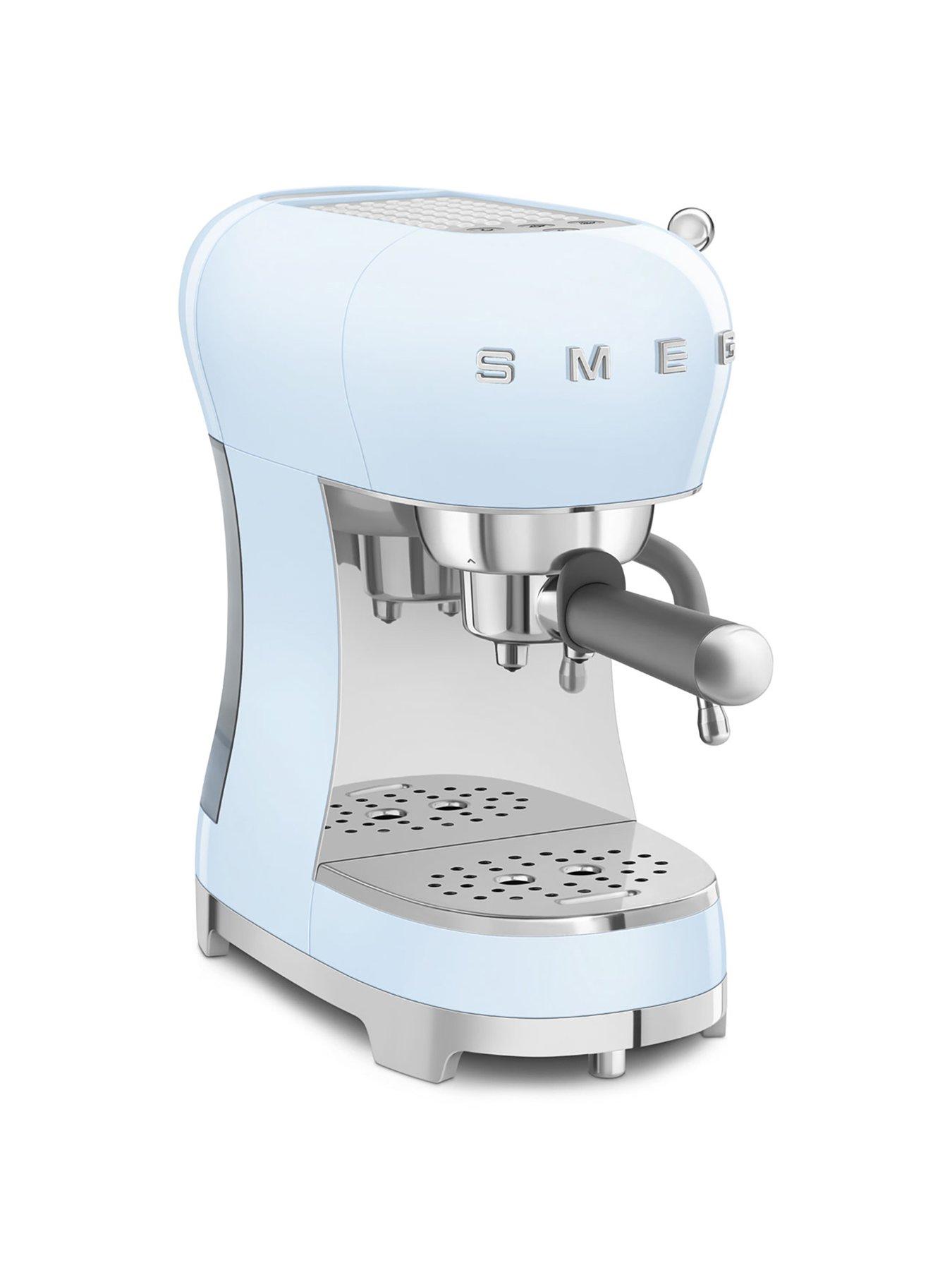 Image 4 of 7 of Smeg ECF02 Espresso Coffee Machine - Pastel Blue