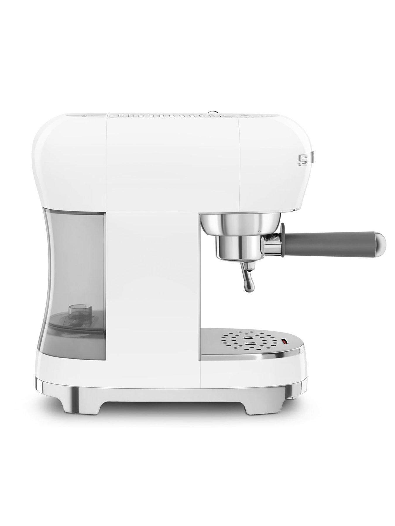 Image 2 of 7 of Smeg ECF02 Espresso Coffee Machine - White