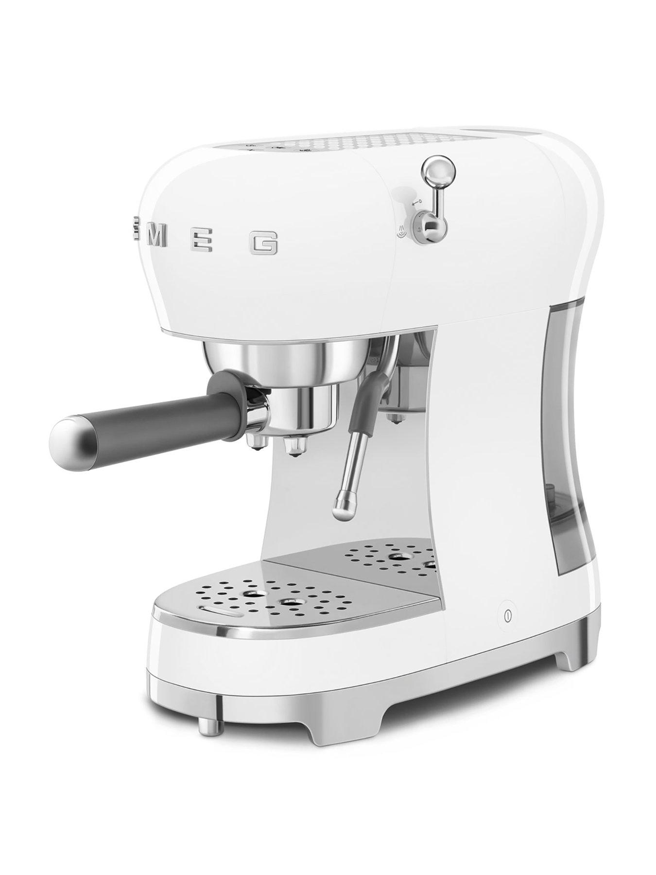 Image 3 of 7 of Smeg ECF02 Espresso Coffee Machine - White