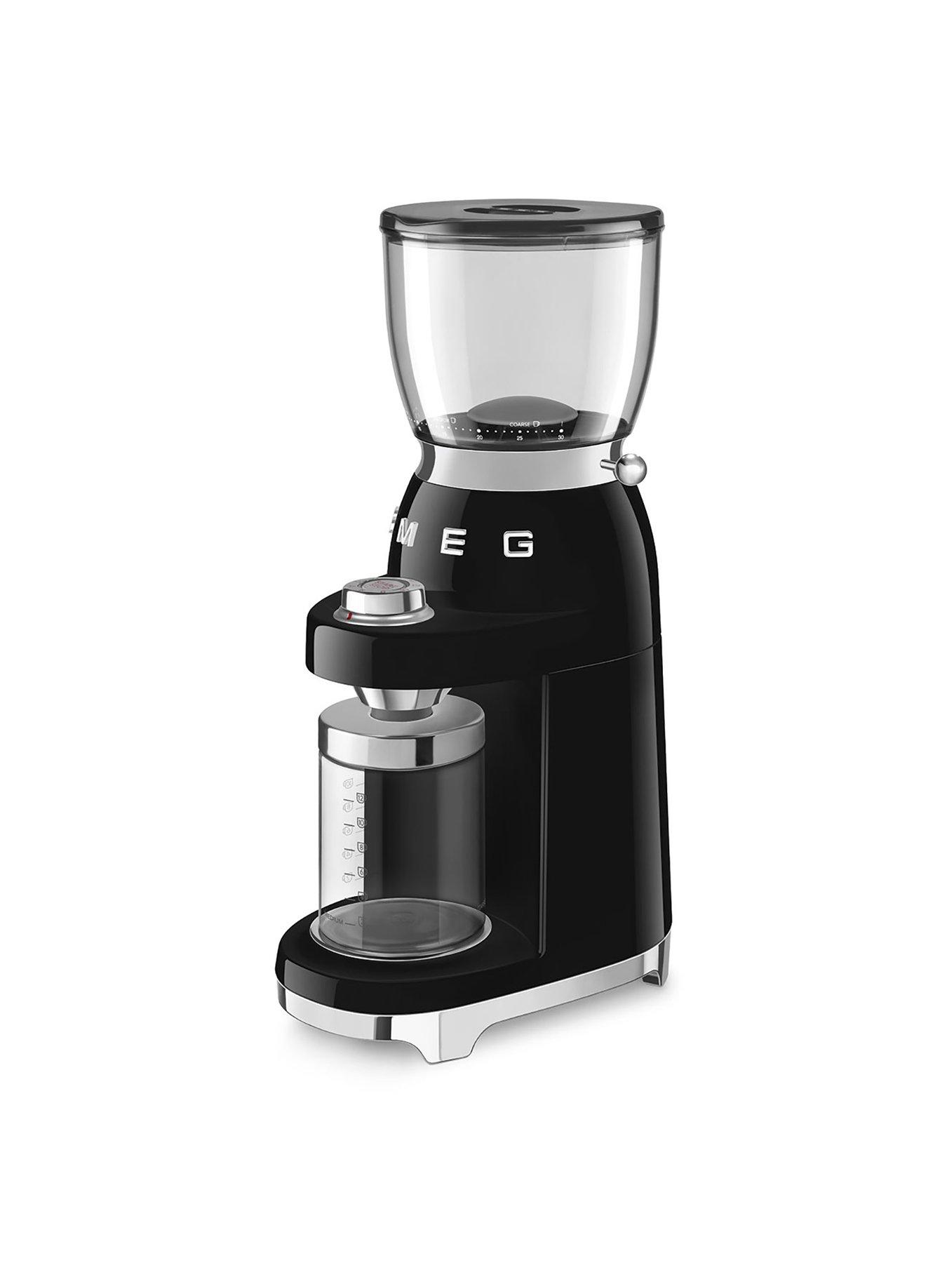Image 3 of 7 of Smeg CGF11 50&rsquo;s Style Coffee Grinder - Black