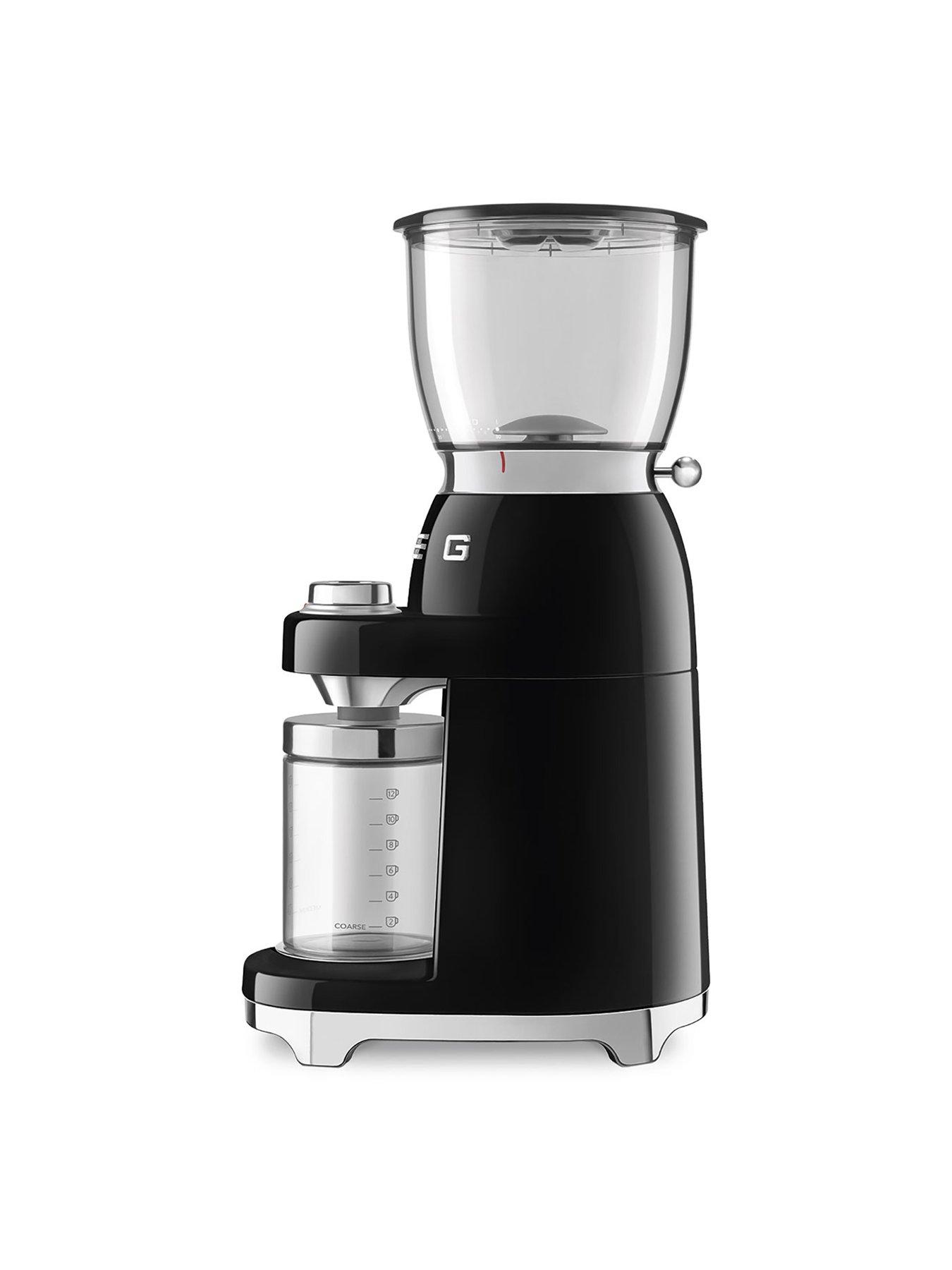 Image 4 of 7 of Smeg CGF11 50&rsquo;s Style Coffee Grinder - Black