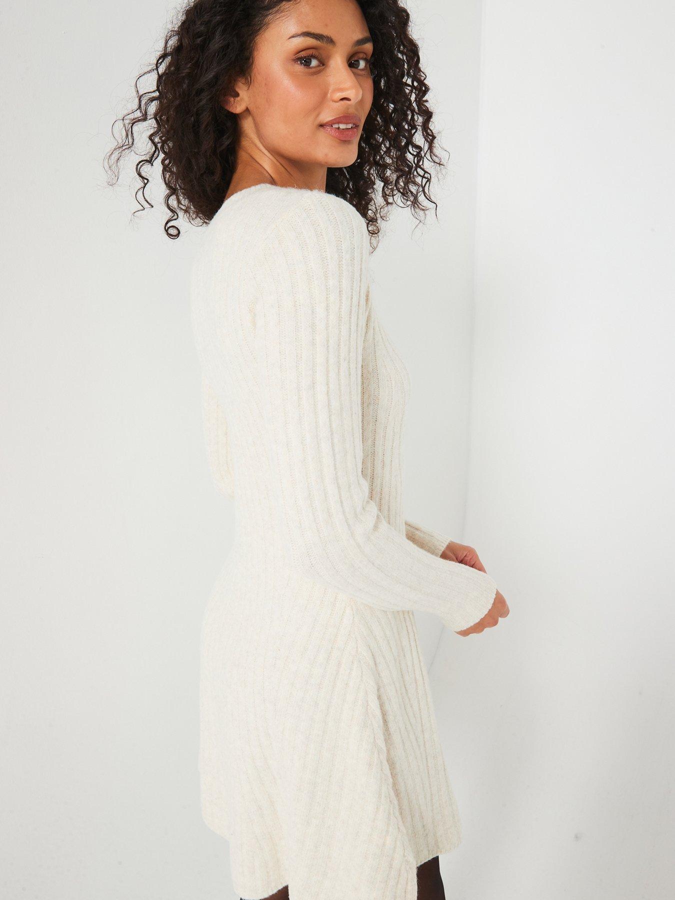 v-by-very-crew-neck-fit-flare-mini-dressdetail