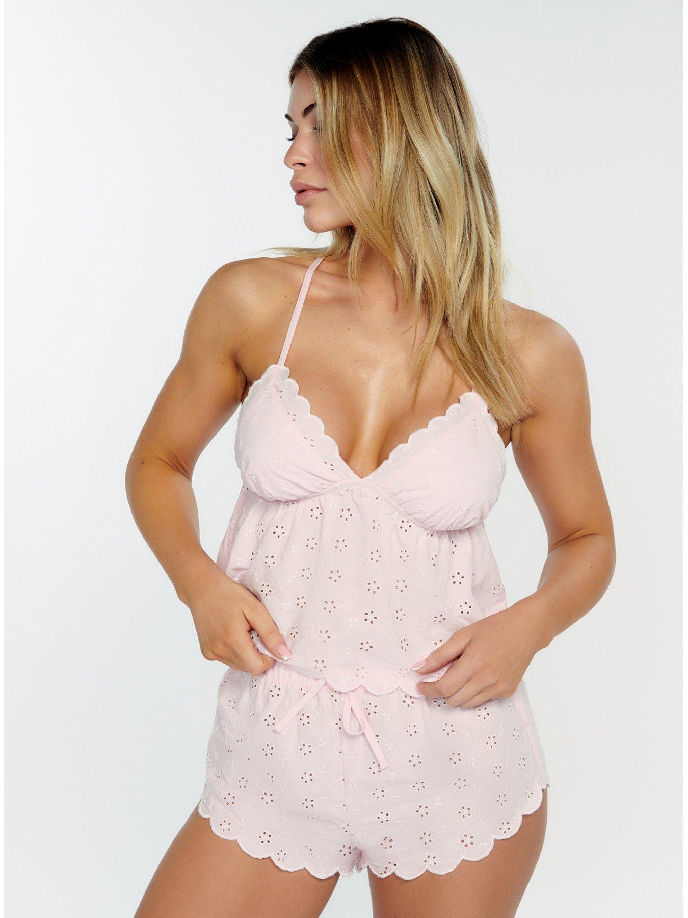 boux-avenue-boux-avenue-scallop-broderie-cami-set-pink-mix