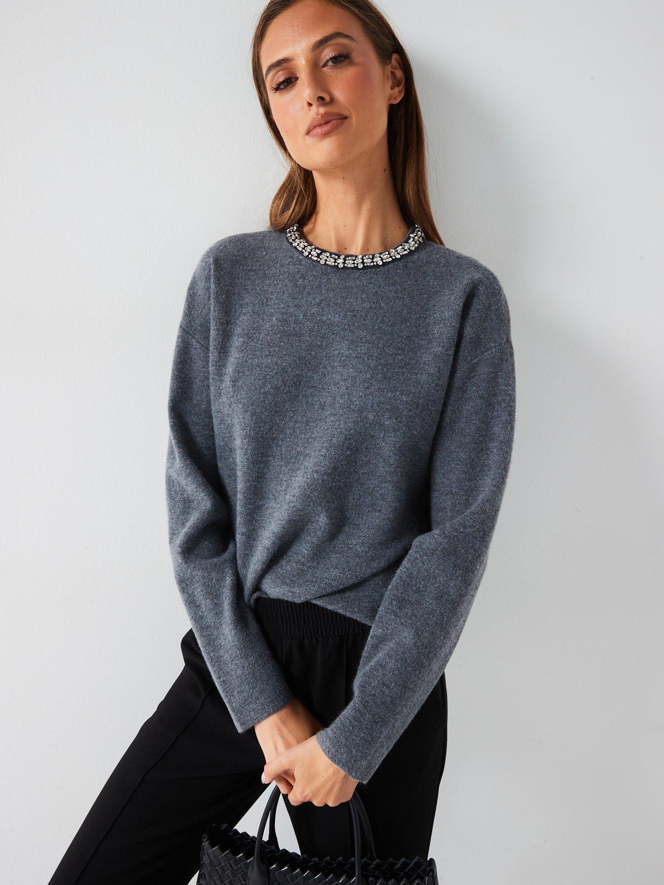 v-by-very-embellished-neckline-crew-neck-jumper-with-woolnbsp-grey