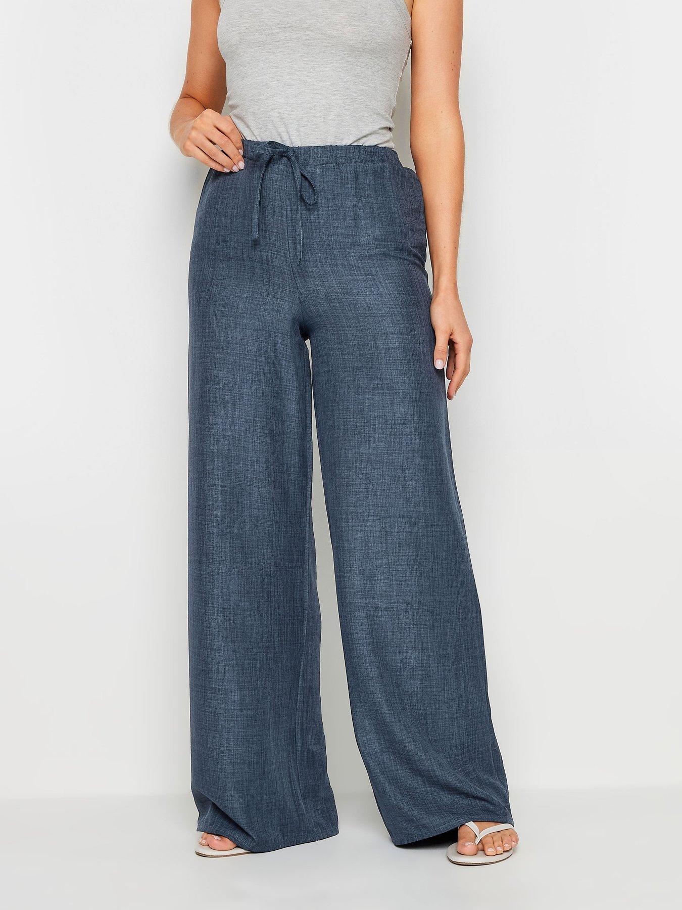 long-tall-sally-textured-wide-leg-trousers-blue