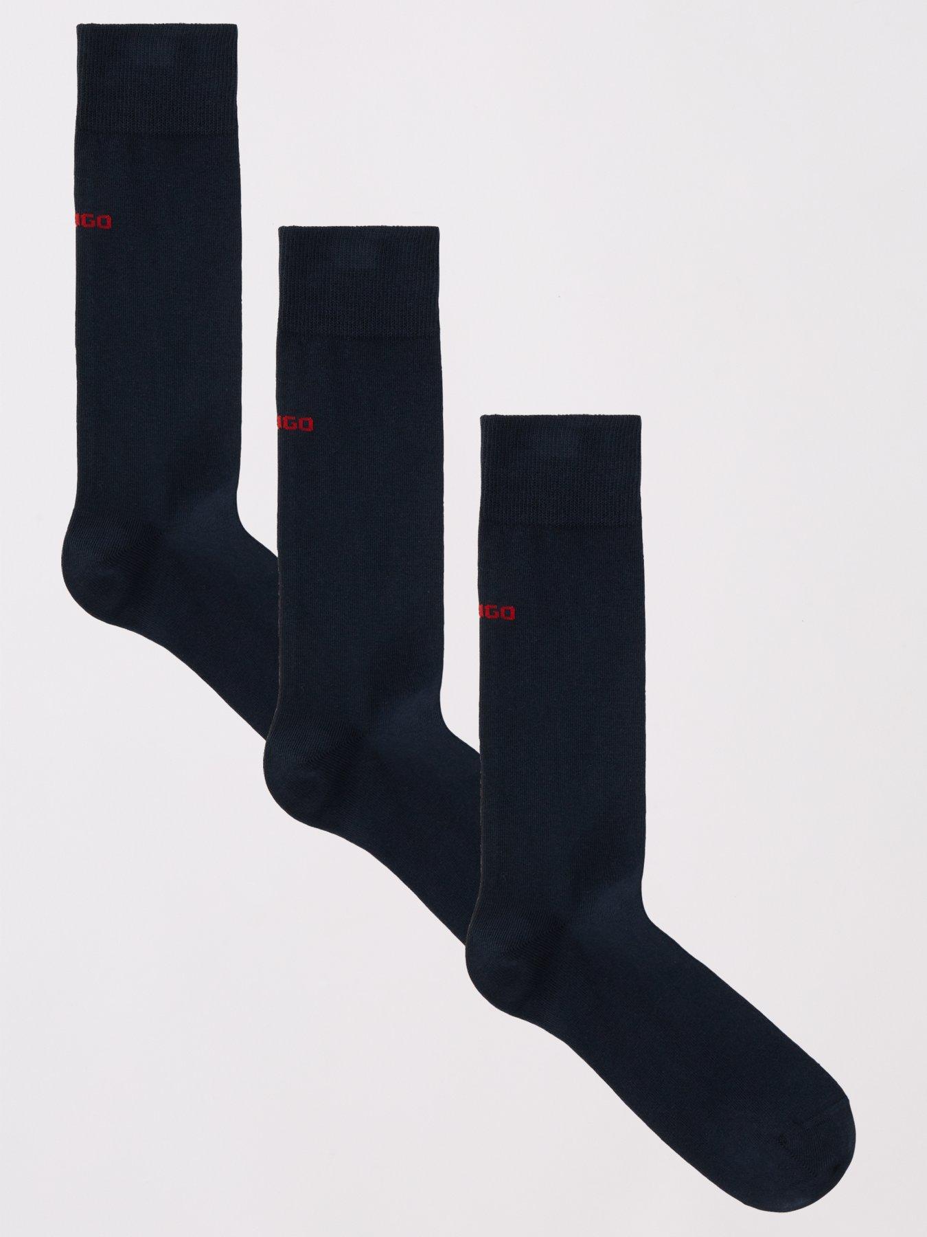 hugo-3-pack-rs-uni-crew-socks-dark-blue