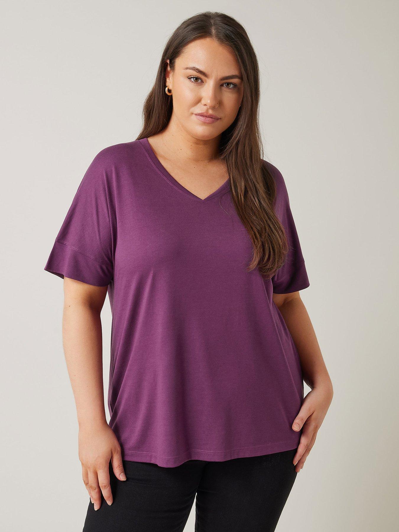 evans-v-neck-modal-t-shirt-purple