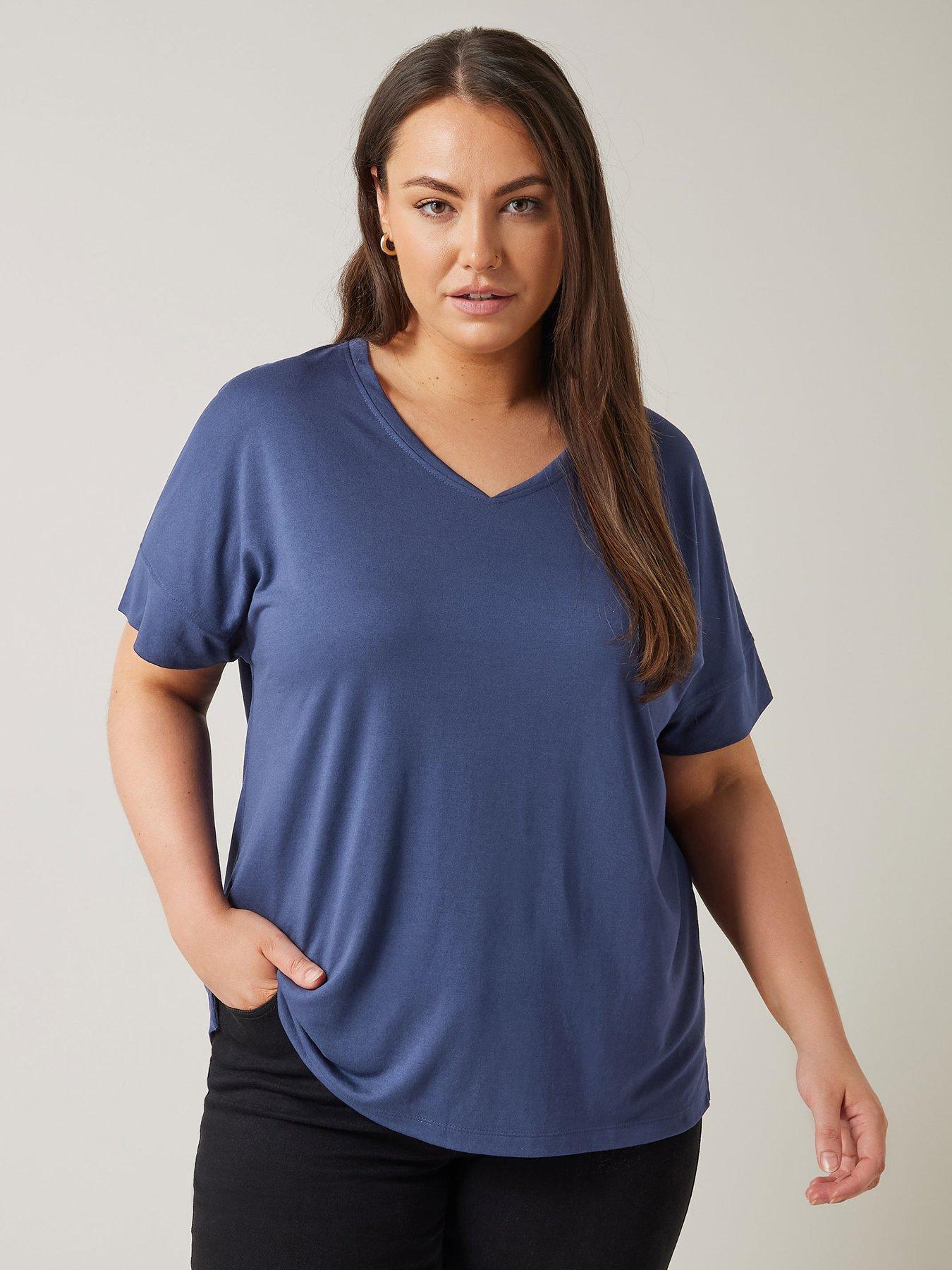 evans-v-neck-modal-t-shirt-blue