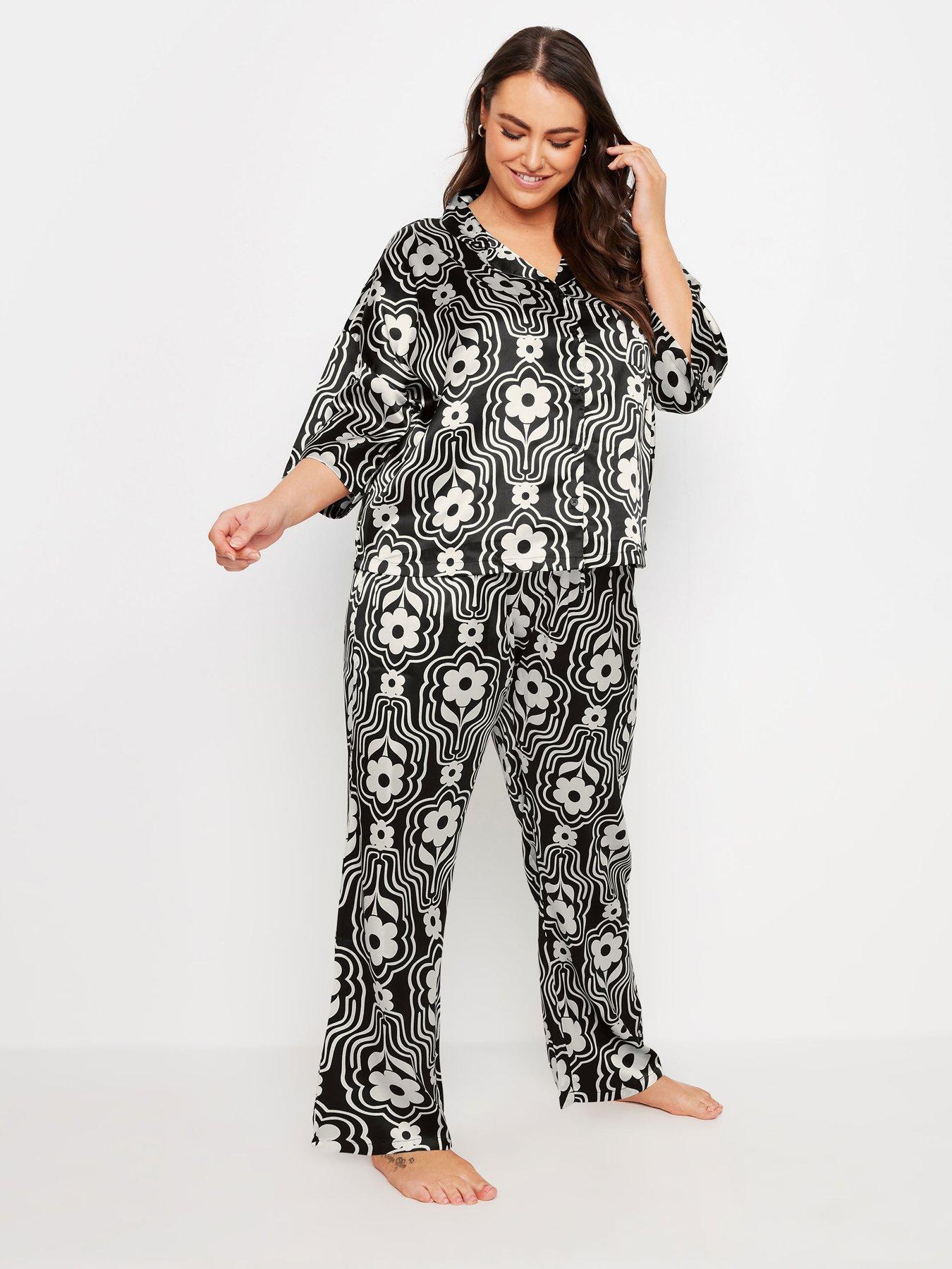 yours-curve-satin-floral-pj-setback