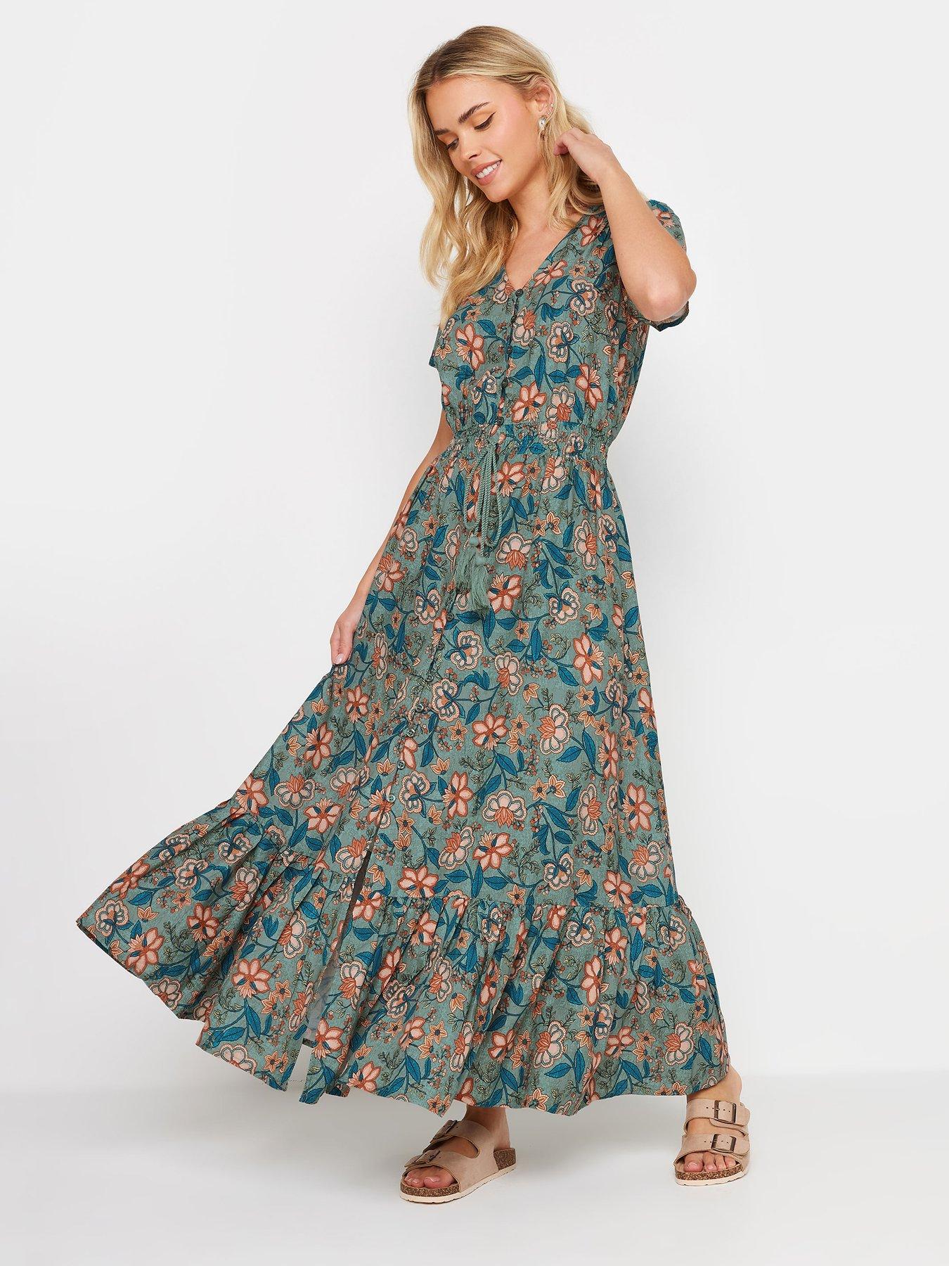 pixiegirl-button-floral-maxi-dress