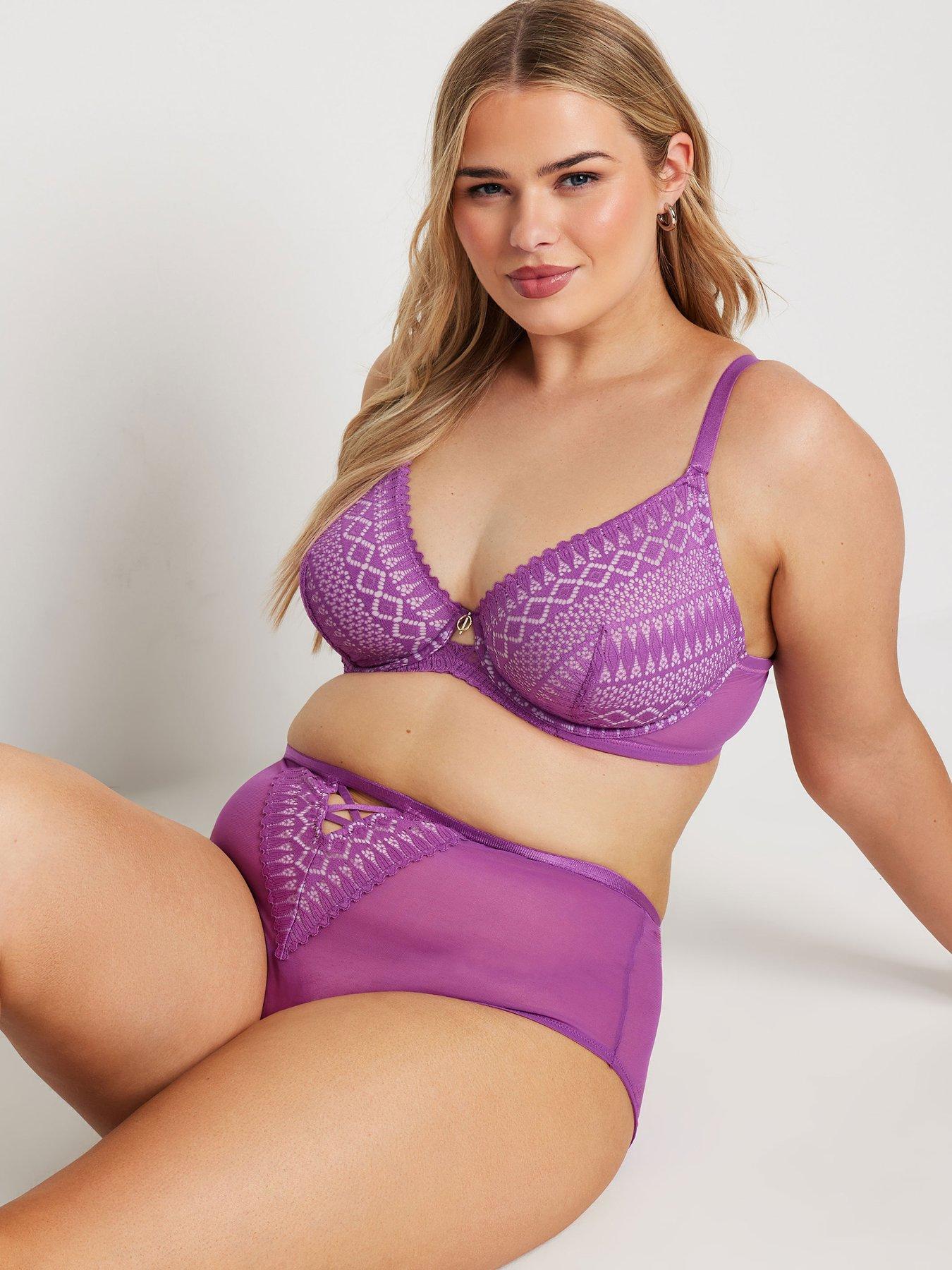 Image 1 of 5 of Yours Curve  Lace Underwire Bra