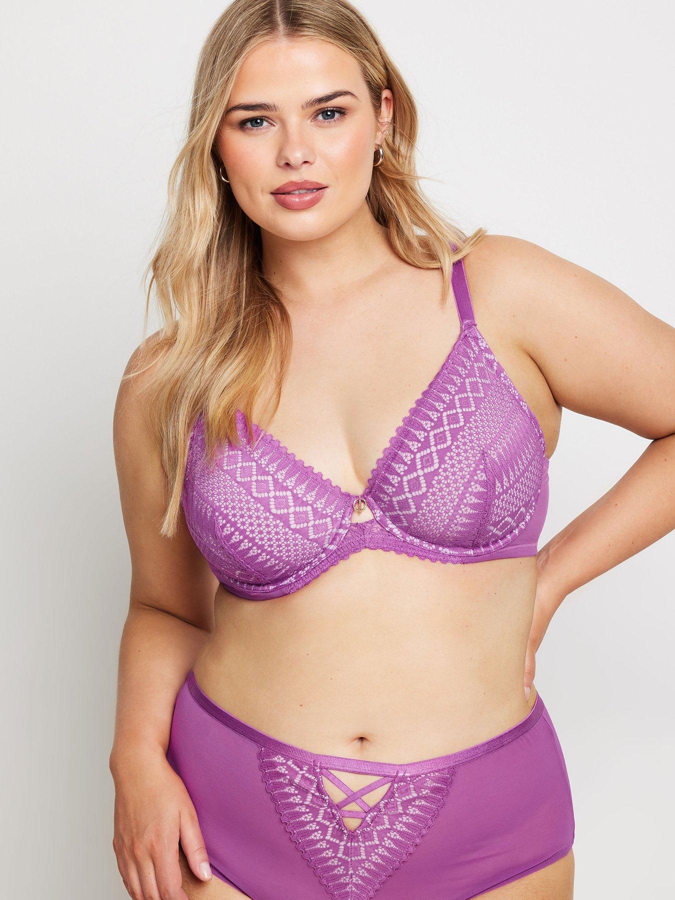 Image 3 of 5 of Yours Curve  Lace Underwire Bra