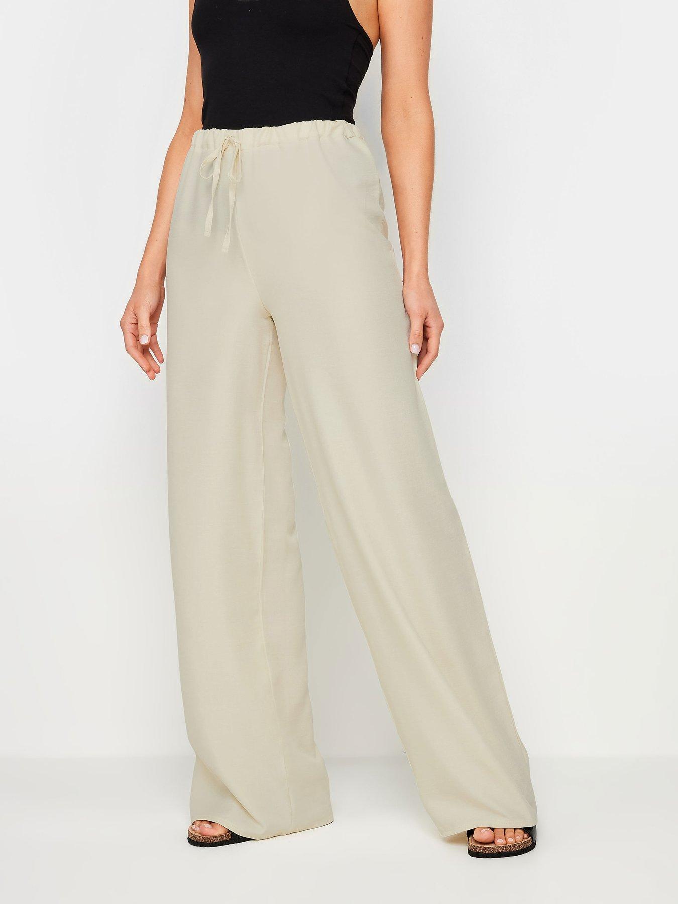 long-tall-sally-tall-textured-wide-leg-trousers-ivory