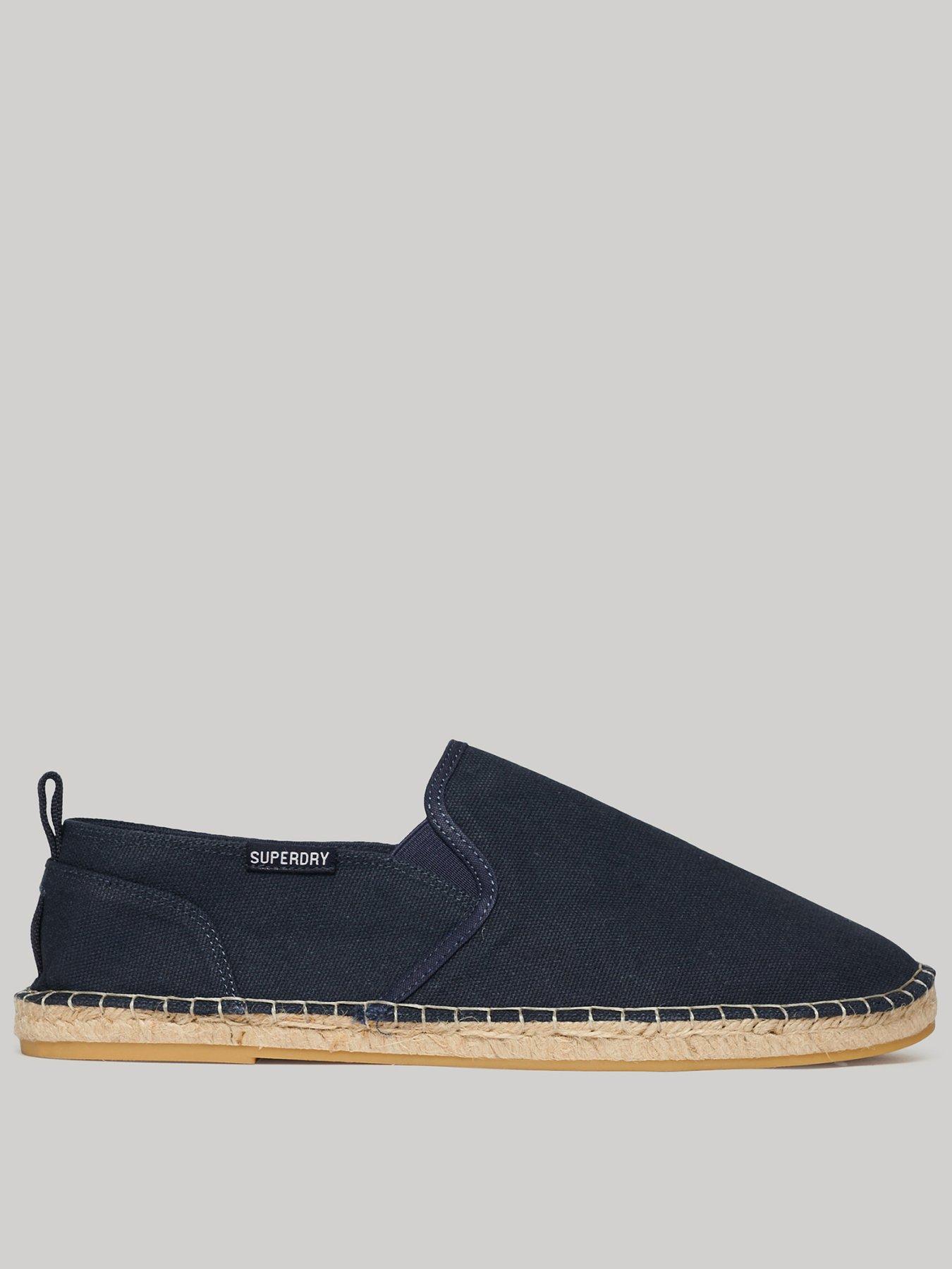 Image of Superdry Superdry Canvas Espadrille Shoes - Navy