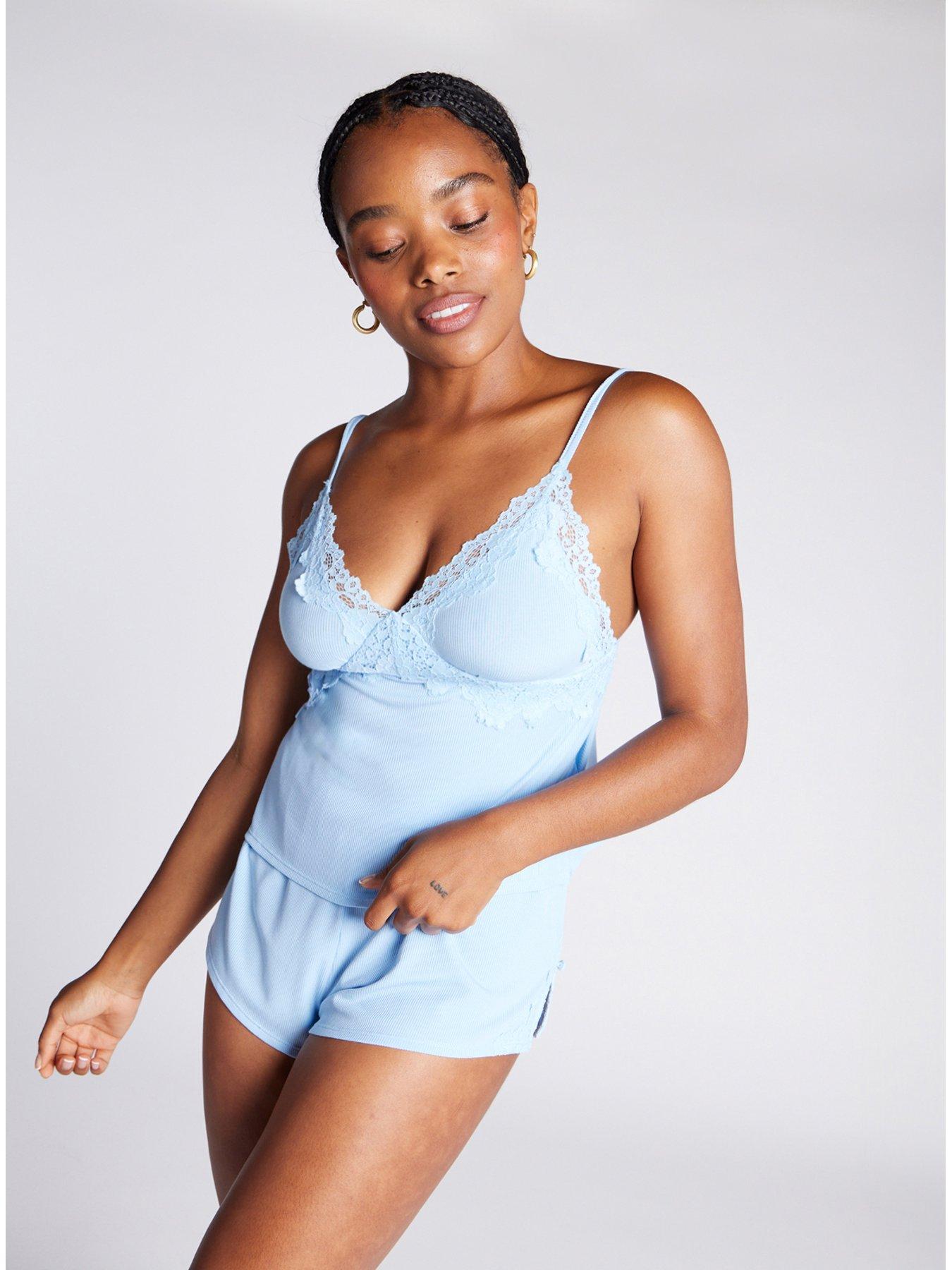 boux-avenue-boux-avenue-modal-amp-lace-cami-set-blue