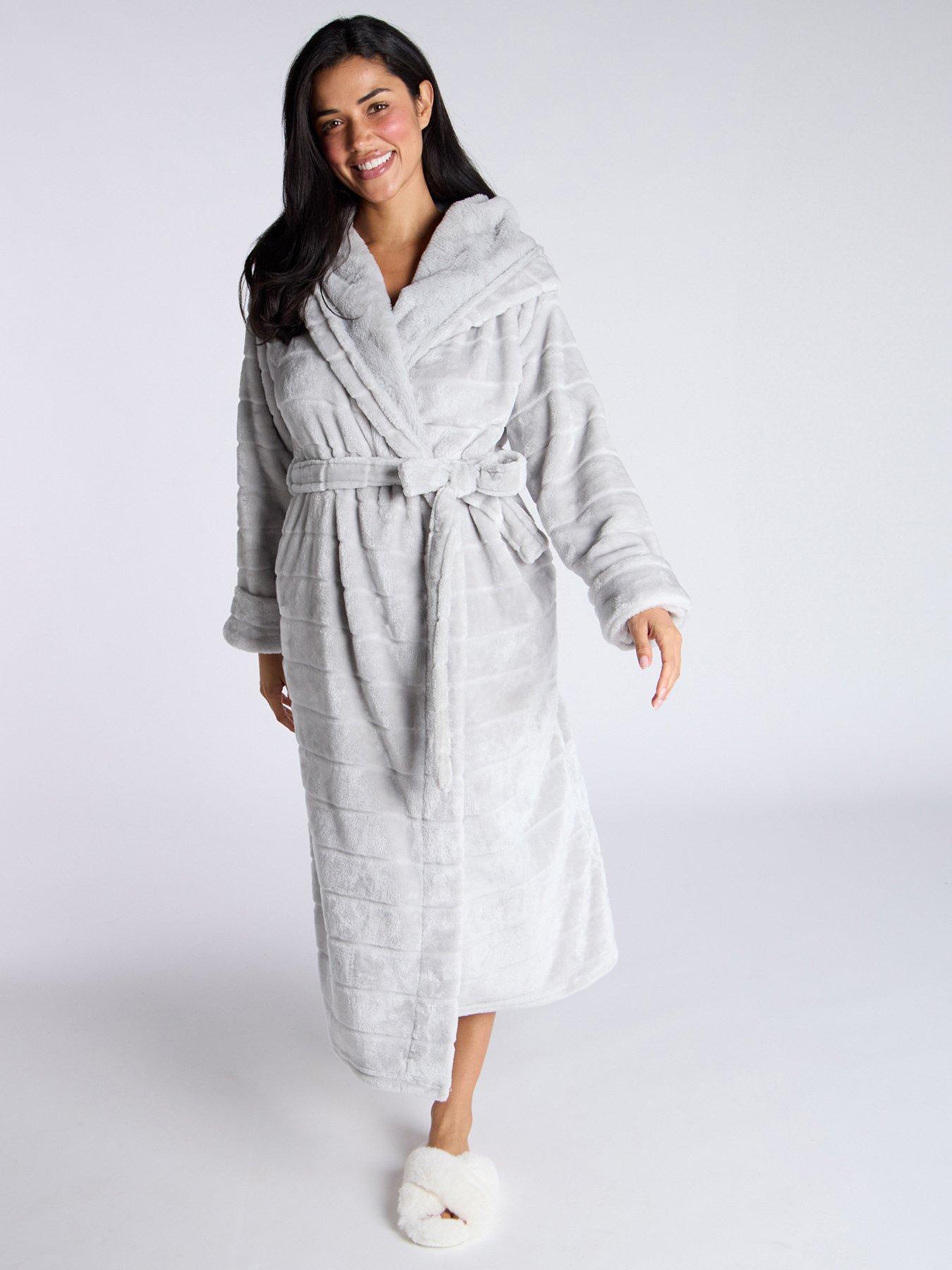 boux-avenue-boux-avenue-stripe-cut-plush-long-robe-grey