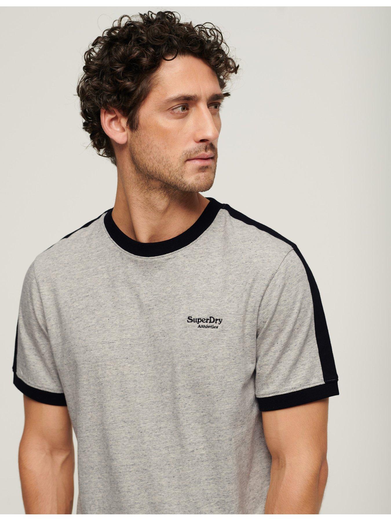 Image 2 of 6 of Superdry Superdry Essential Logo Retro T-shirt - Grey