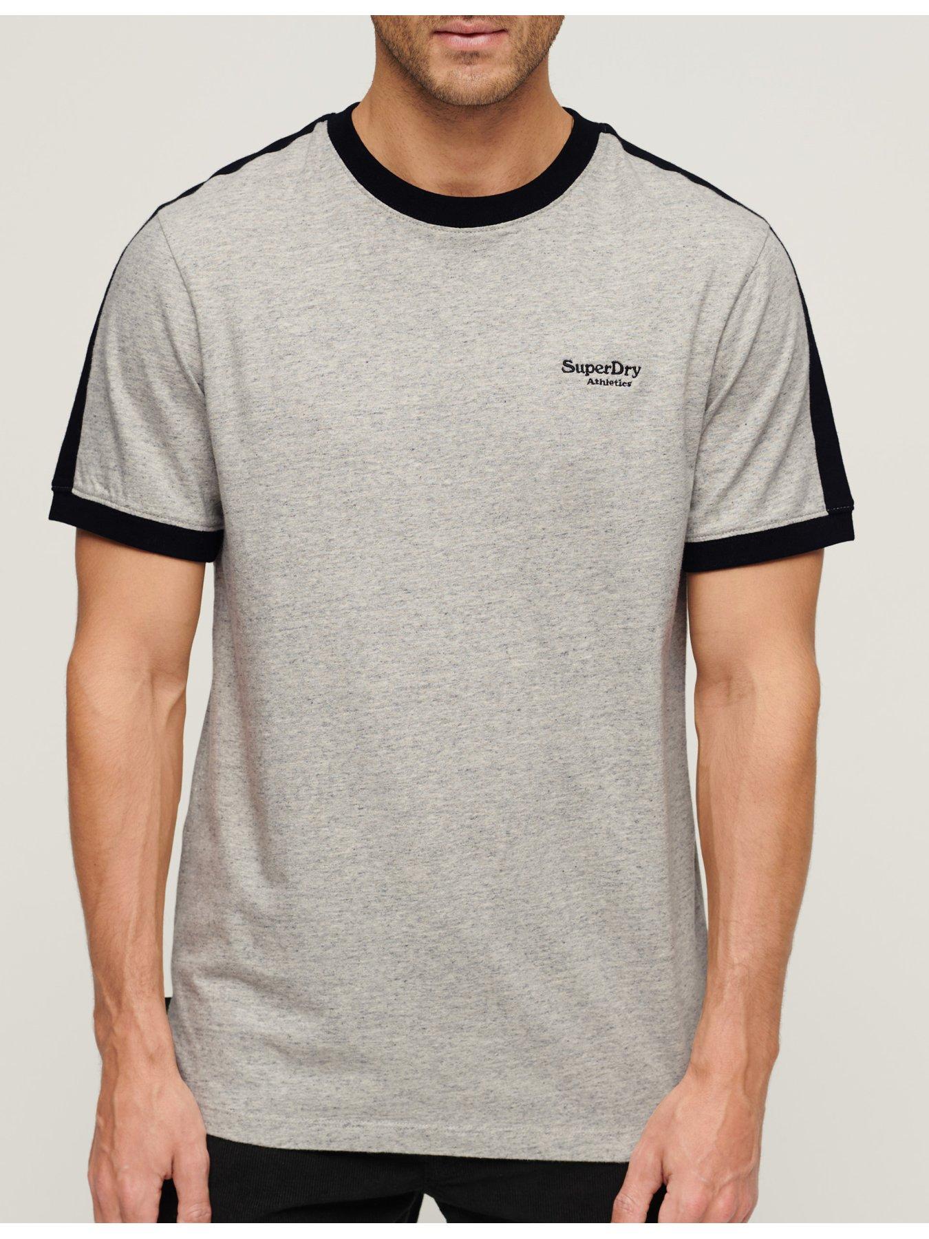 Image 4 of 6 of Superdry Superdry Essential Logo Retro T-shirt - Grey
