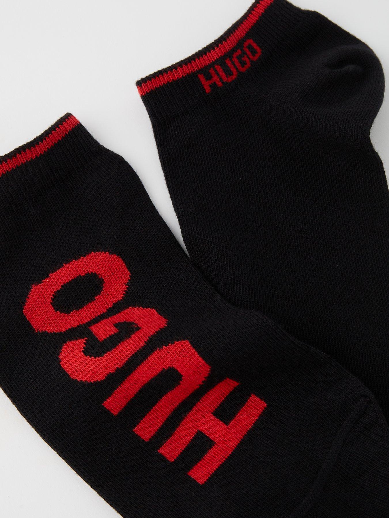 hugo-2-pack-as-logo-crew-socksstillFront