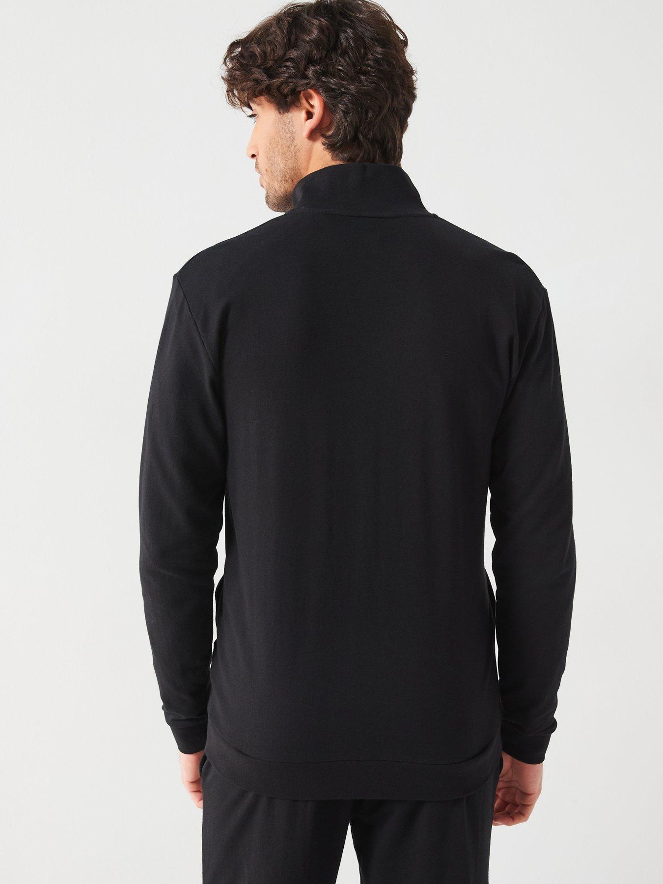 boss-boss-centre-logo-loop-back-loungewear-crew-sweat-blackstillFront