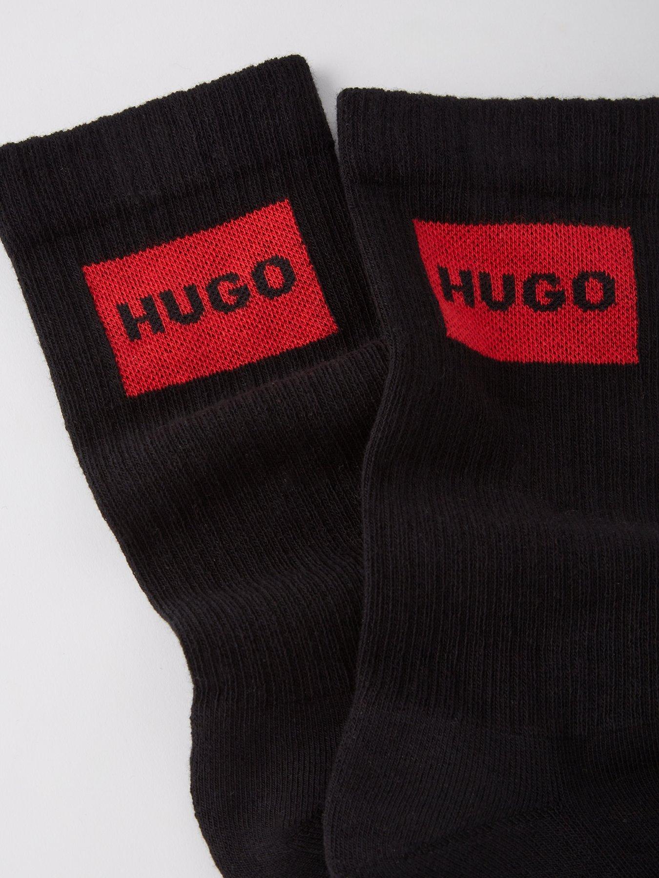 hugo-2-pack-red-patch-logo-crew-socksback